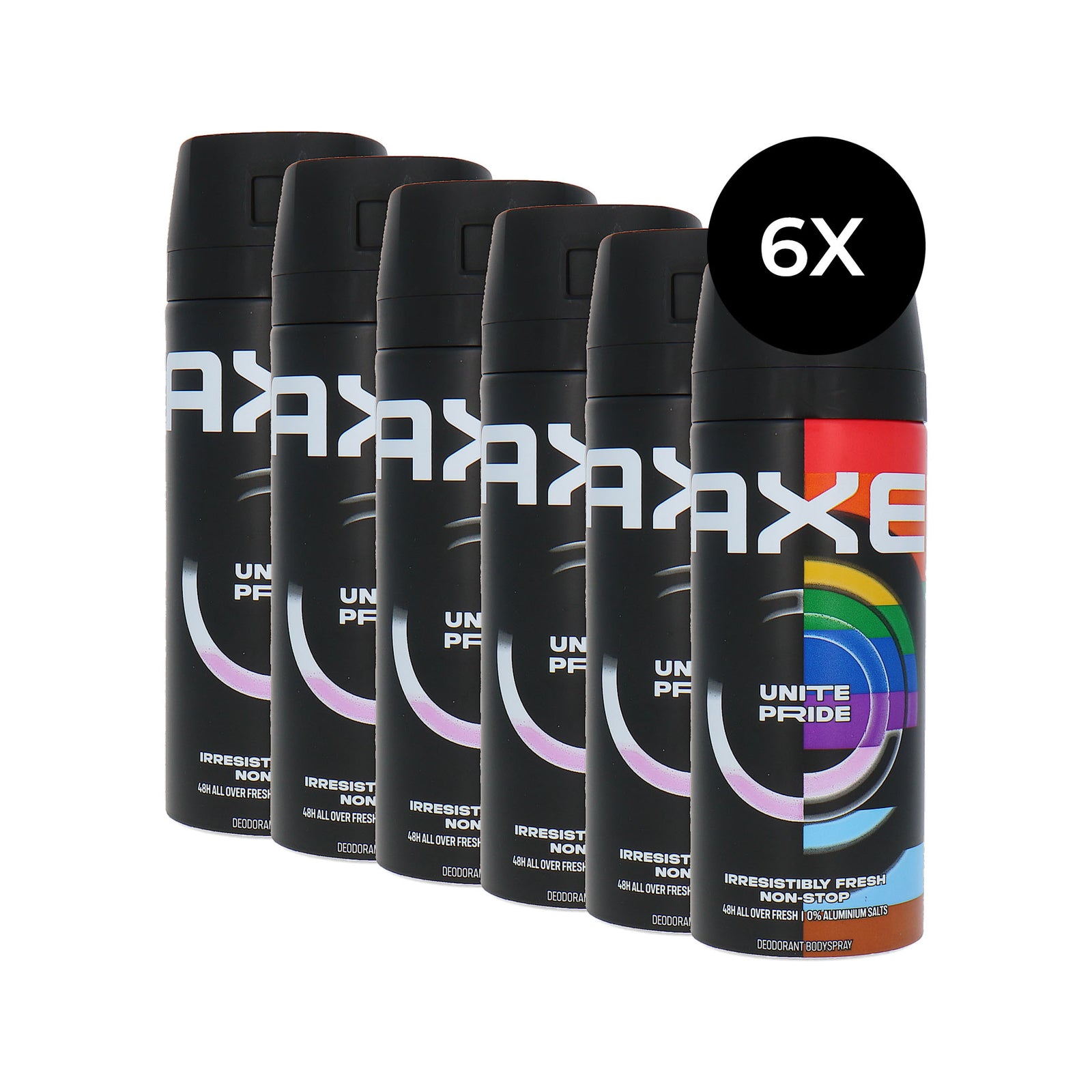 Axe Unite Pride Deodorant Spray – 6 x 150 ml