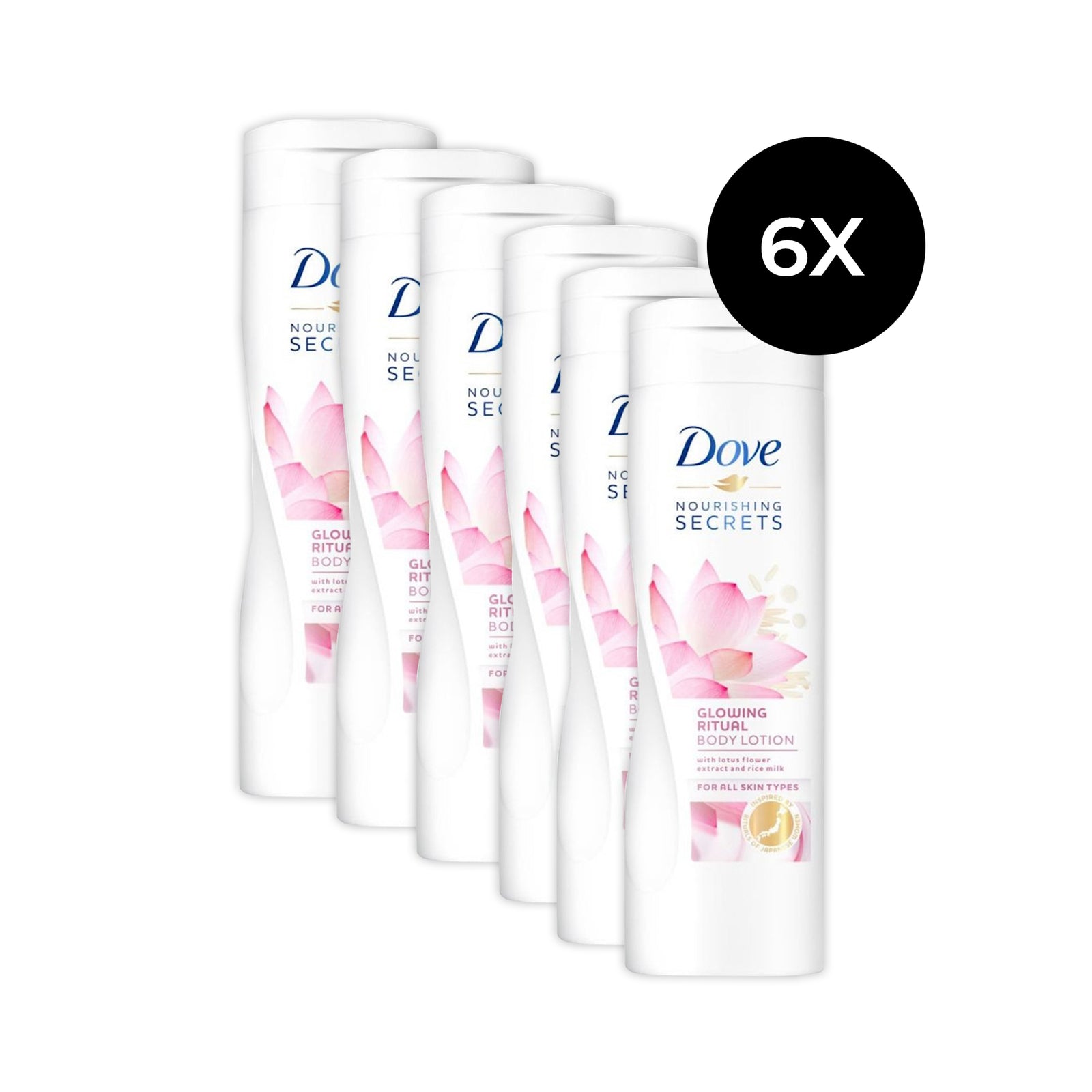 Dove Nourishing Secrets Glowing Ritual Bodylotion - 400 ml (6 stuks)