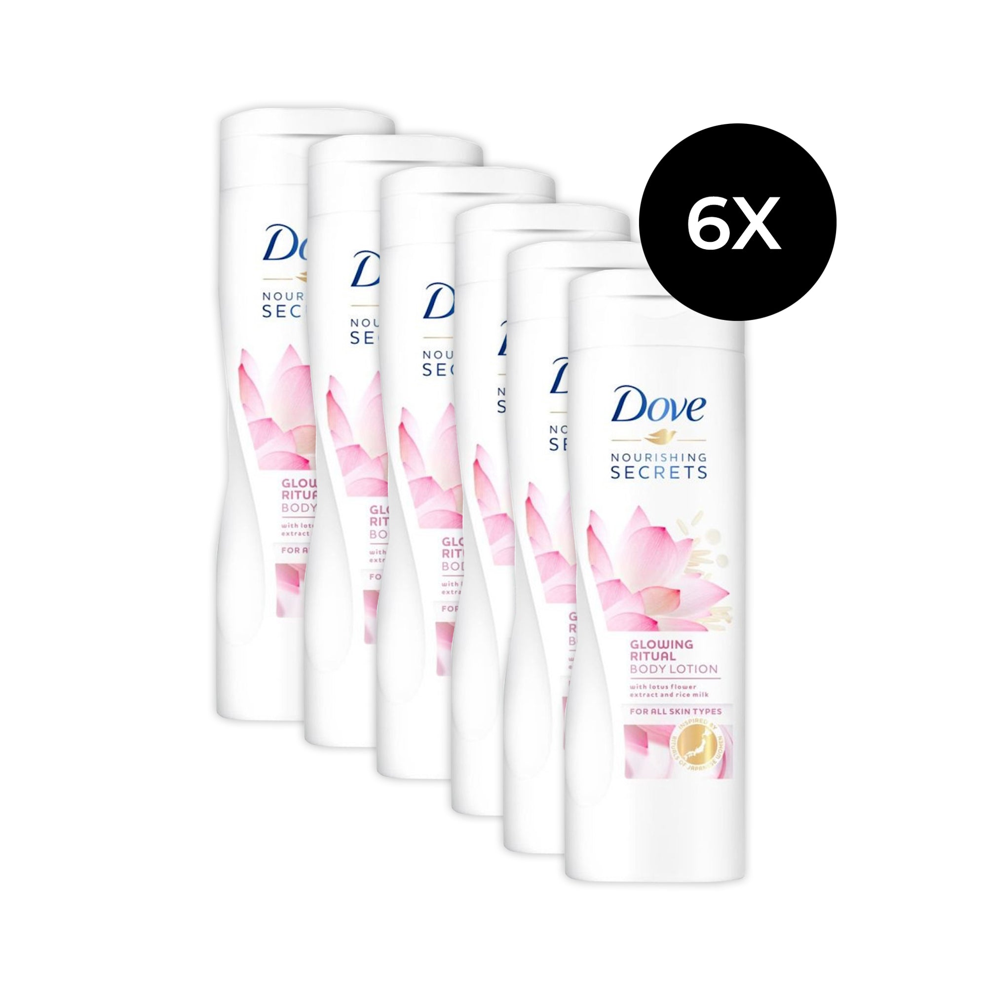 Dove Nourishing Secrets Glowing Ritual Bodylotion - 400 ml (6 stuks)