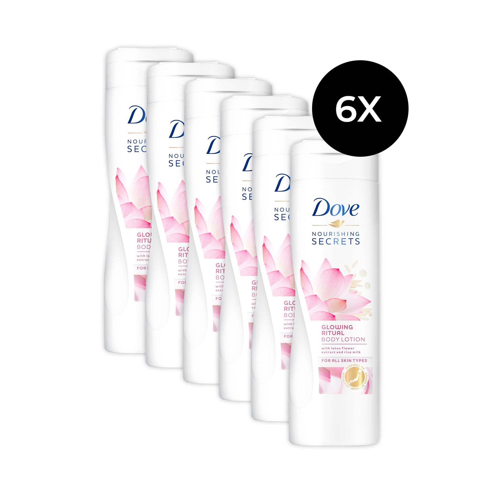 Dove Nourishing Secrets Glowing Ritual Bodylotion - 250 ml (6 stuks)