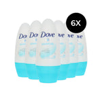 Dove Essentials Deo Roller - 6 x 50 ml