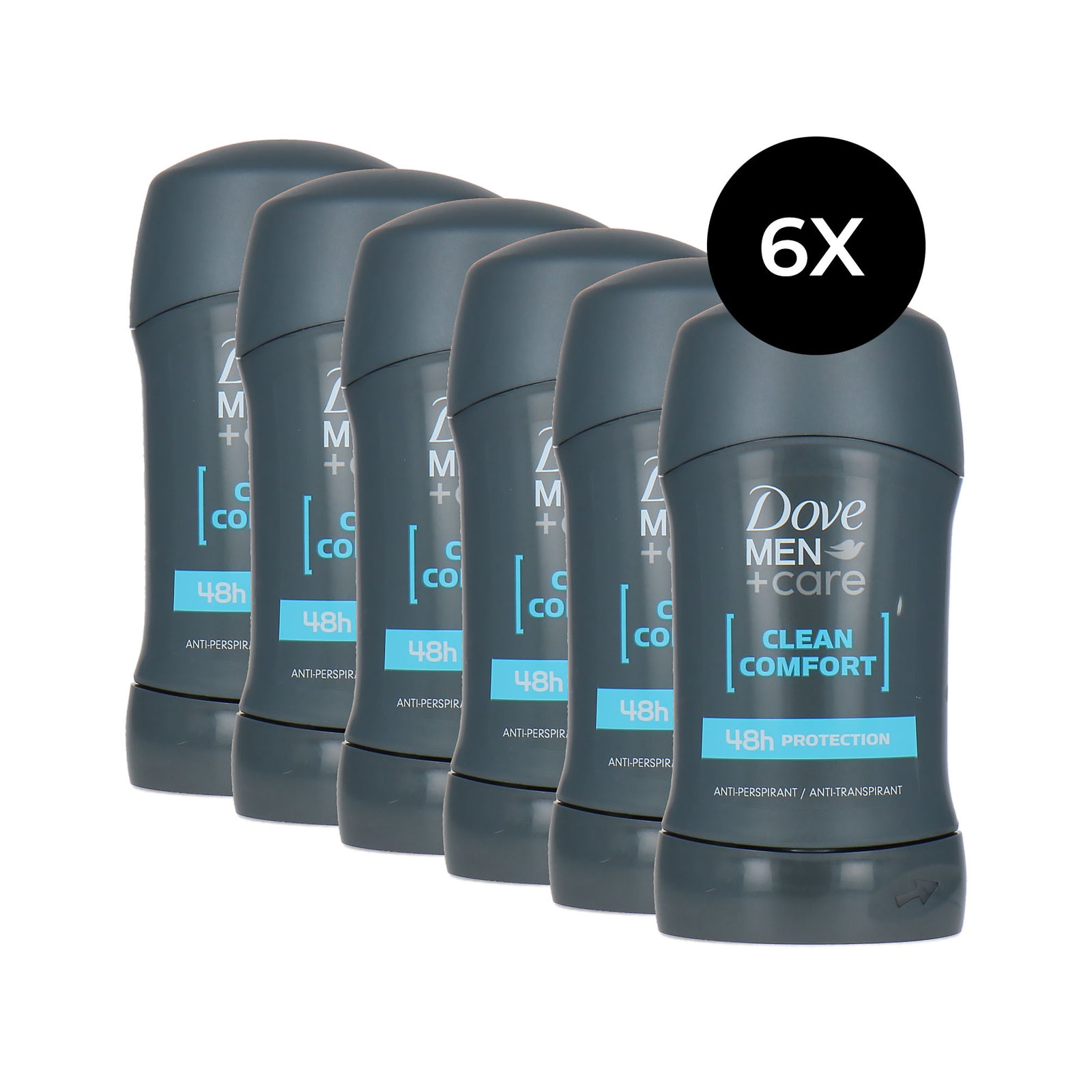 Dove Men + Care Clean Comfort Deo Stick – 6 x 50 ml