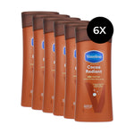 Vaseline Intensive Care Cocoa Radiant Body Lotion - 6 x 200 ml