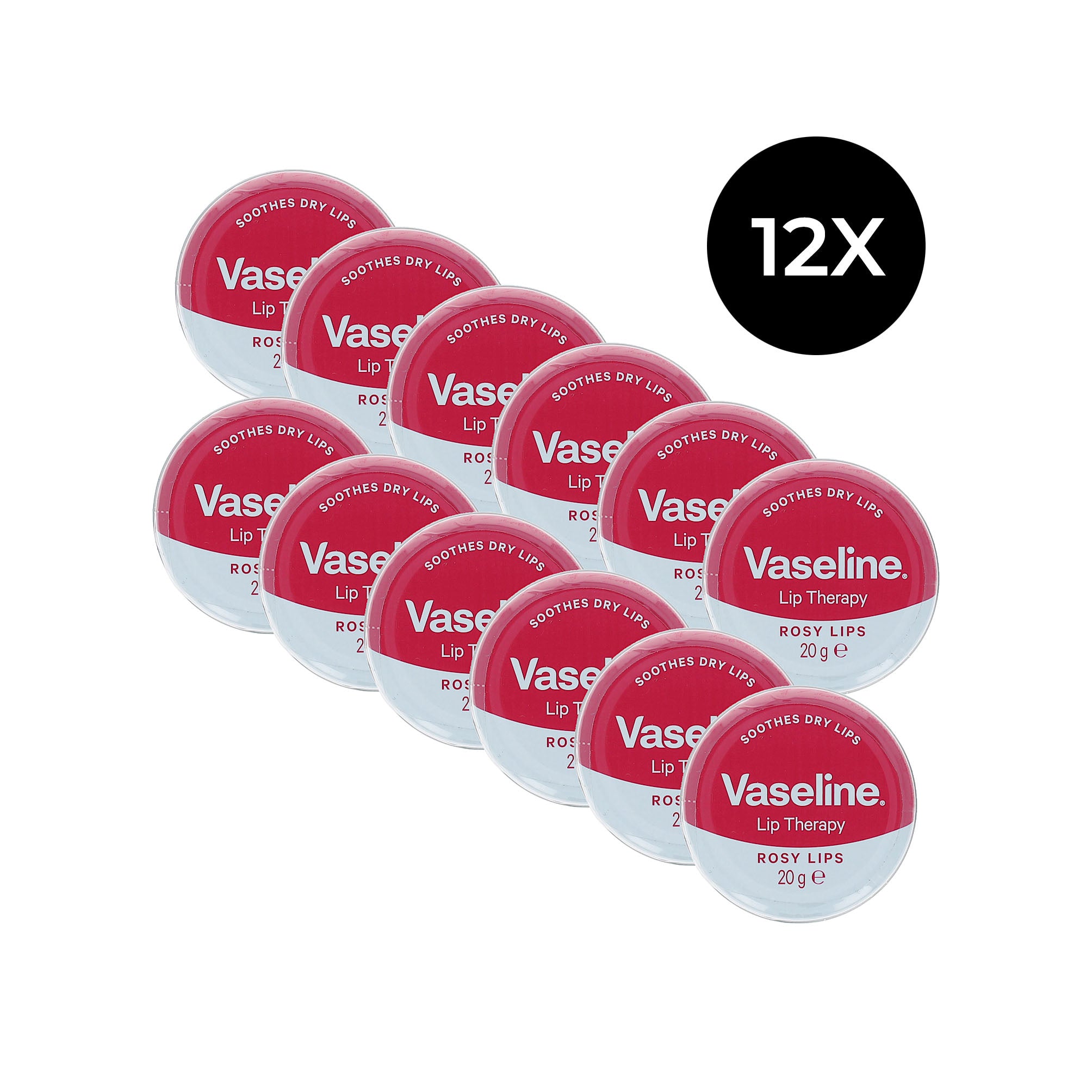 Vaseline Lip Therapy Rosy Lips - 12 x 20 gr