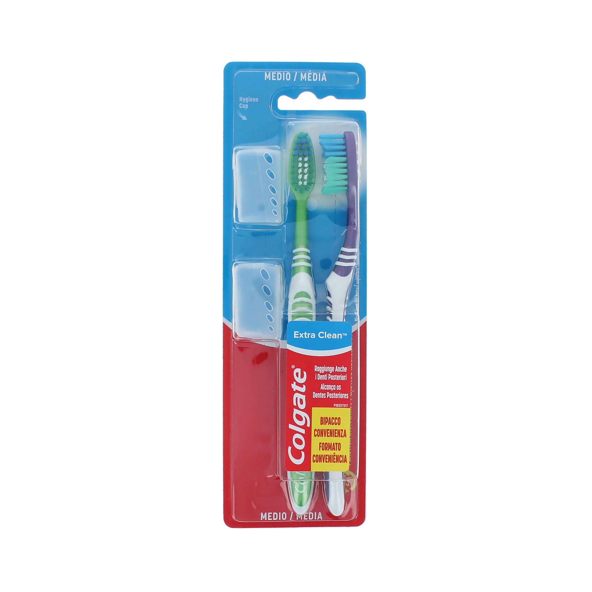 Colgate Extra Clean 2 Pack Tandenborstel - Medium