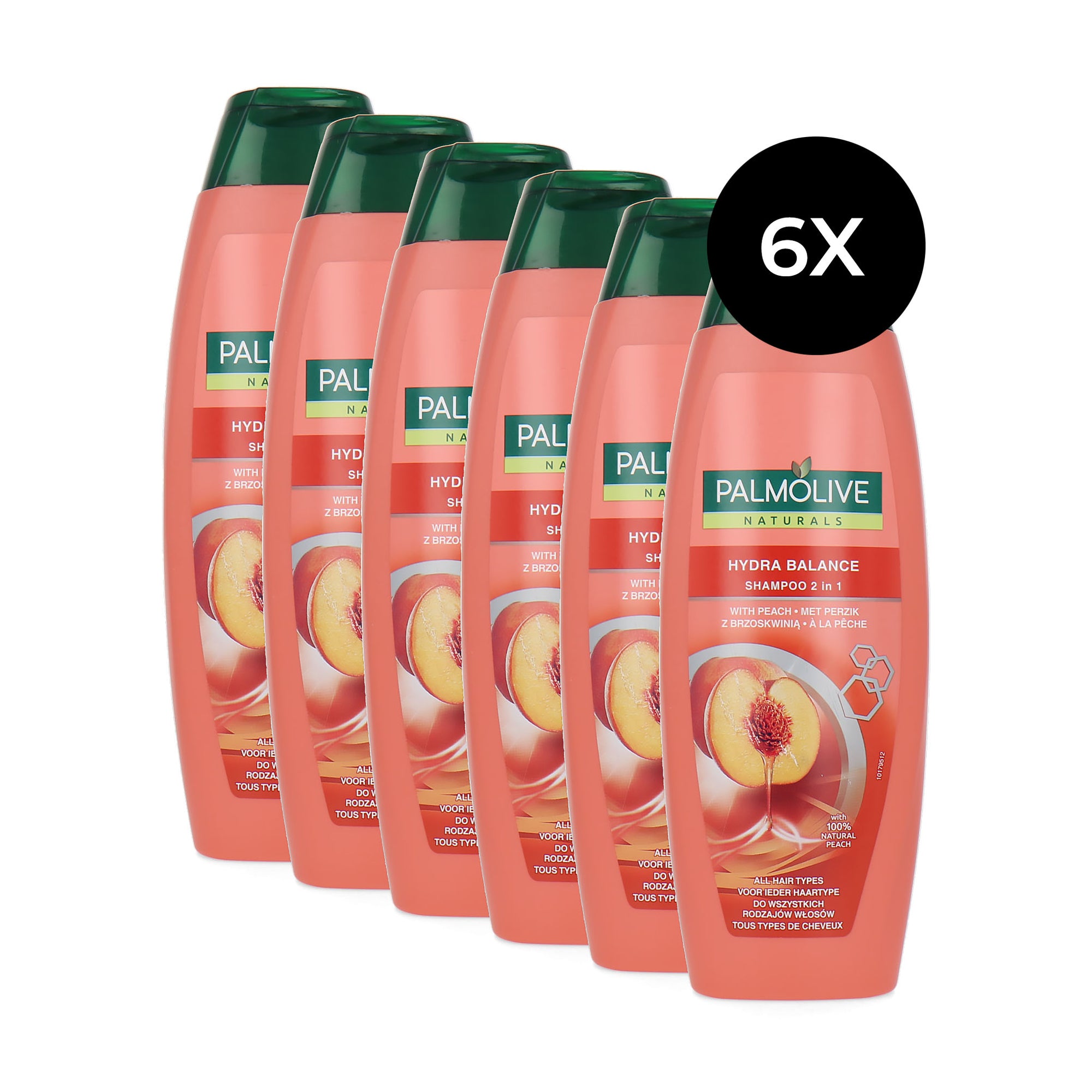 Palmolive Hydra Balance 2in1 Shampoo - 6 x 350 ml