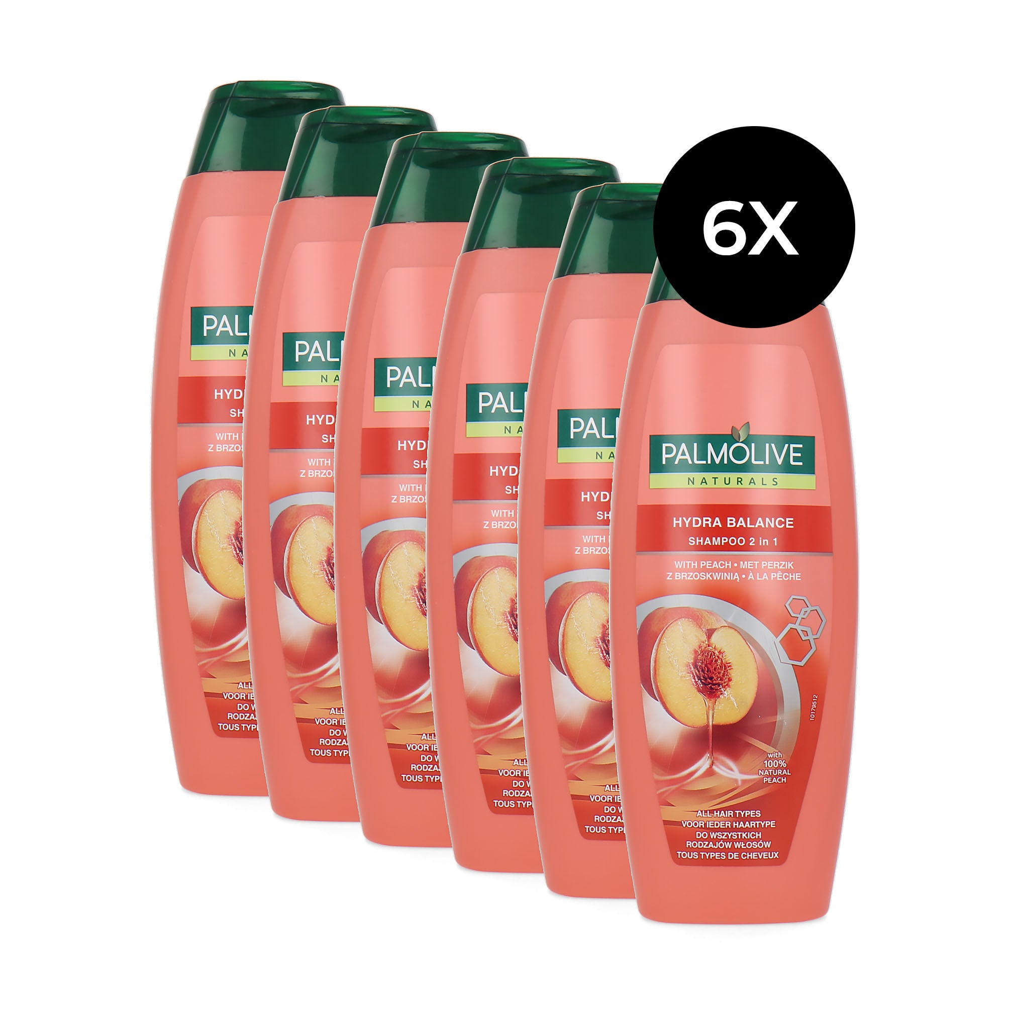 Palmolive Hydra Balance 2in1 Shampoo - 6 x 350 ml