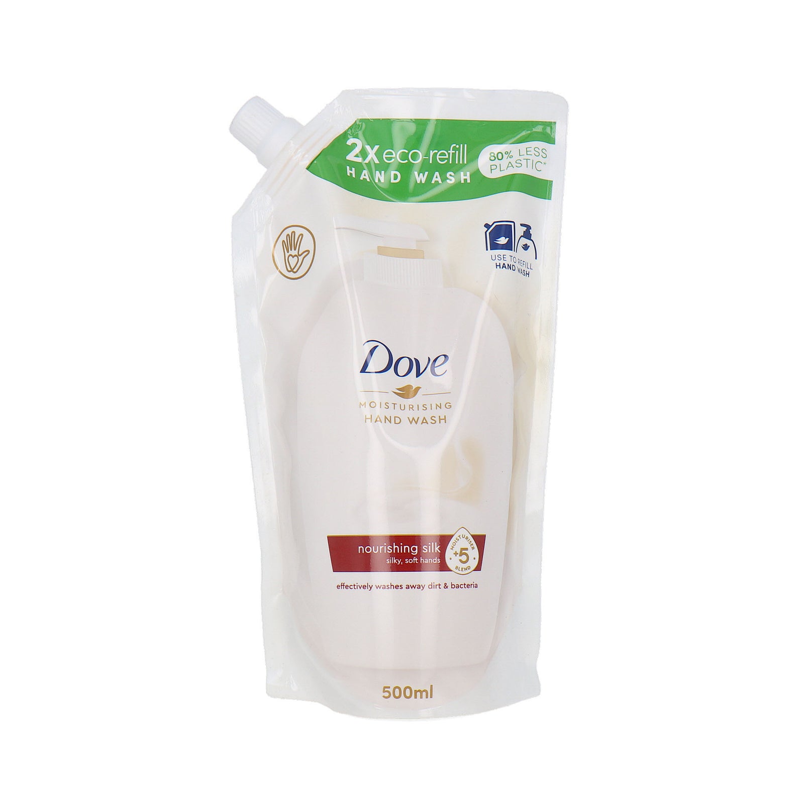 Dove Nourishing Silk Hand Wash Refill - 500 ml