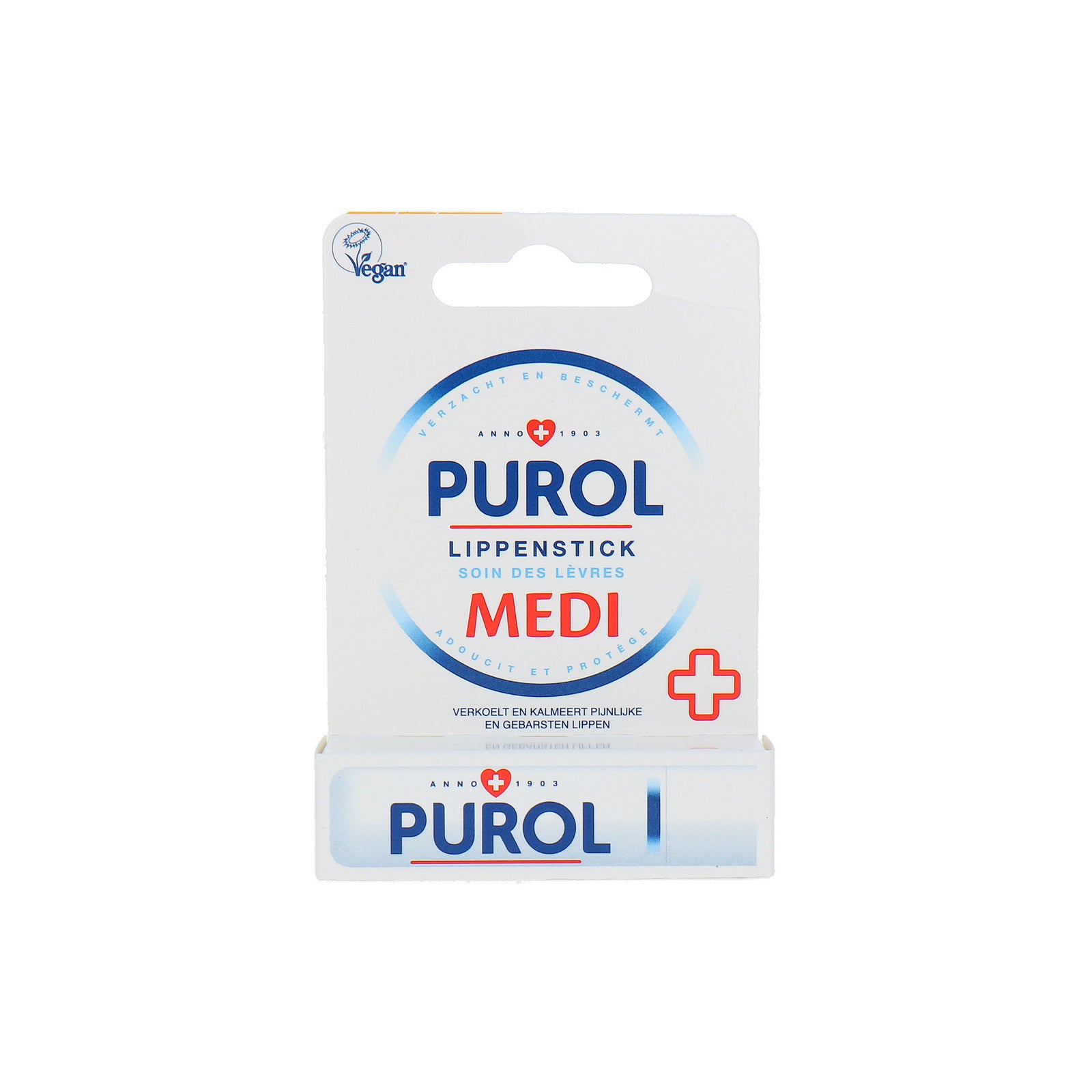 Purol Vegan Lipbalm MEDI - 4,8 gr