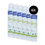 Sanex Zero% Respect & Control Deodorant Spray - 6 x 200 ml
