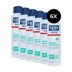 Sanex Men Dermo Sensitive Deodorant Spray - 6 x 200 ml