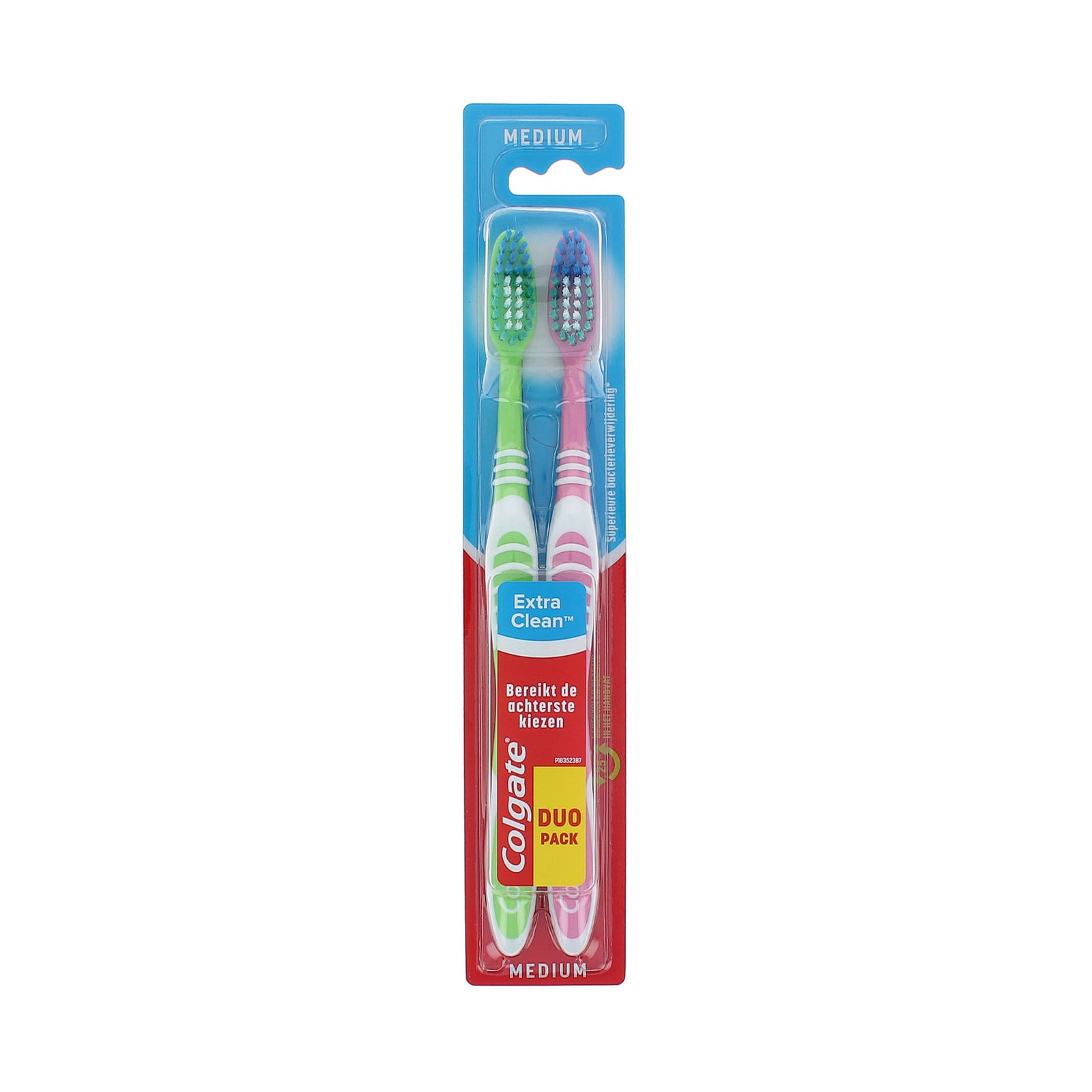 Colgate Extra Clean Duo Pack Toothbrushes - Medium