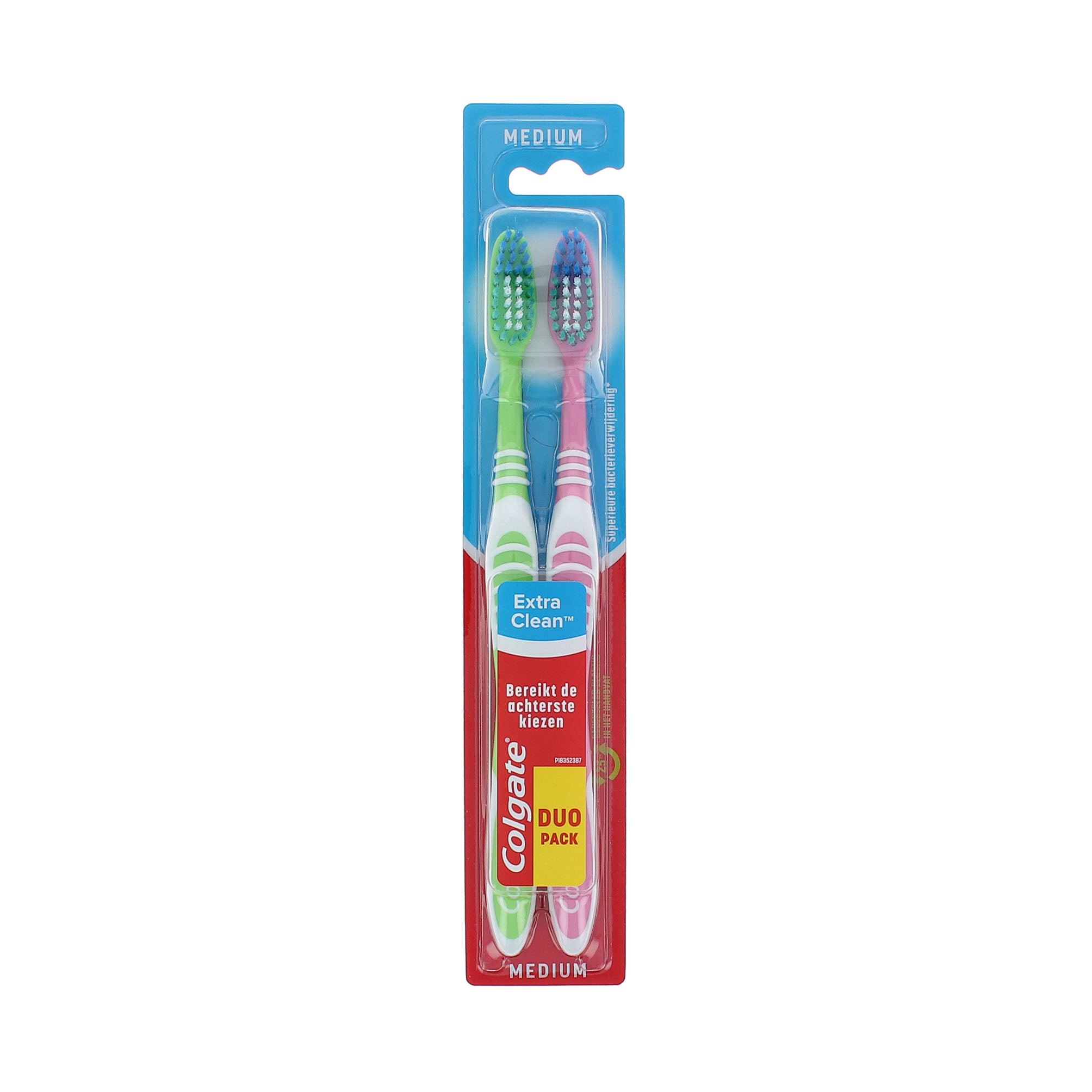 Colgate Extra Clean Duo Pack Toothbrushes - Medium