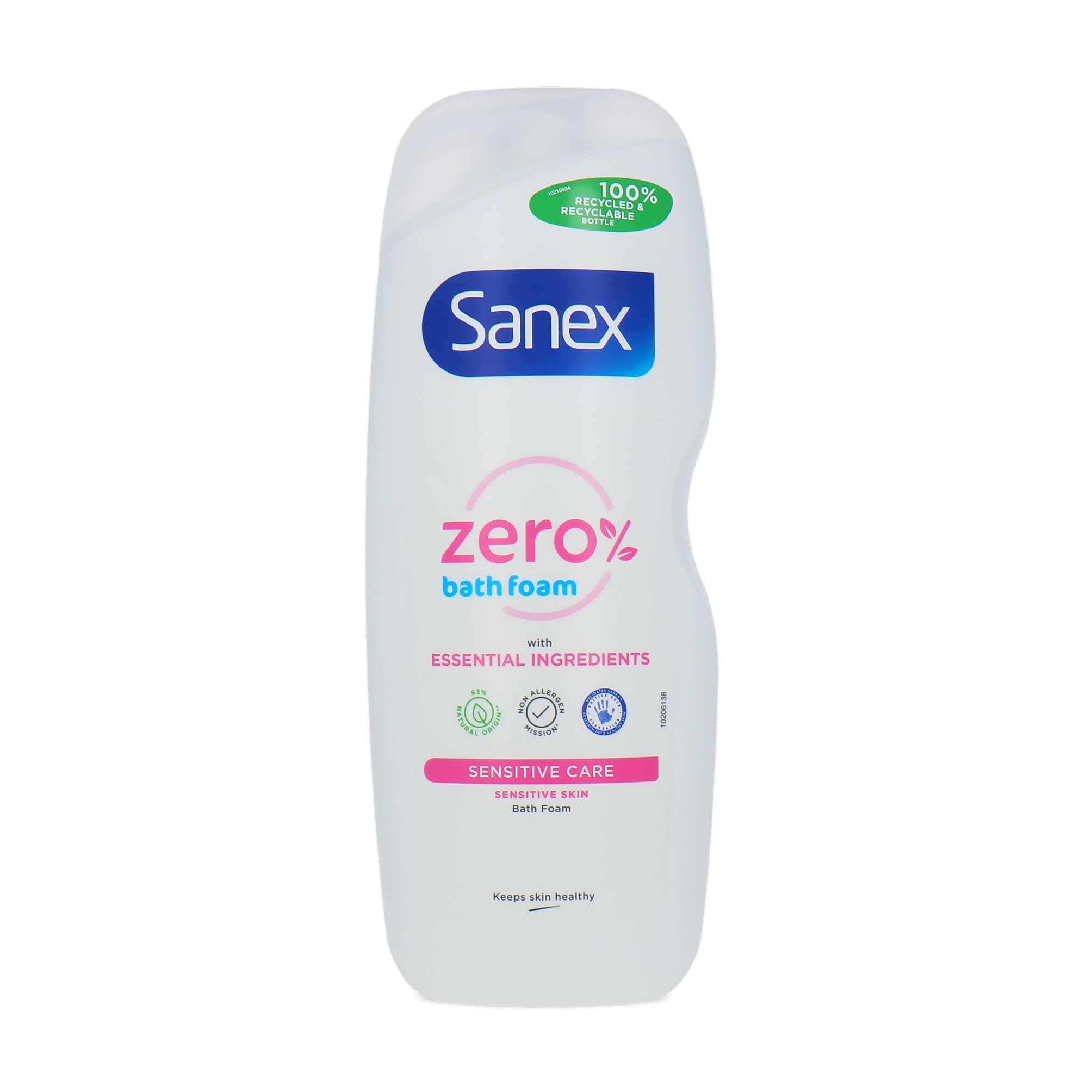 Sanex Zero% Bath Foam Sensitive Care - 570 ml