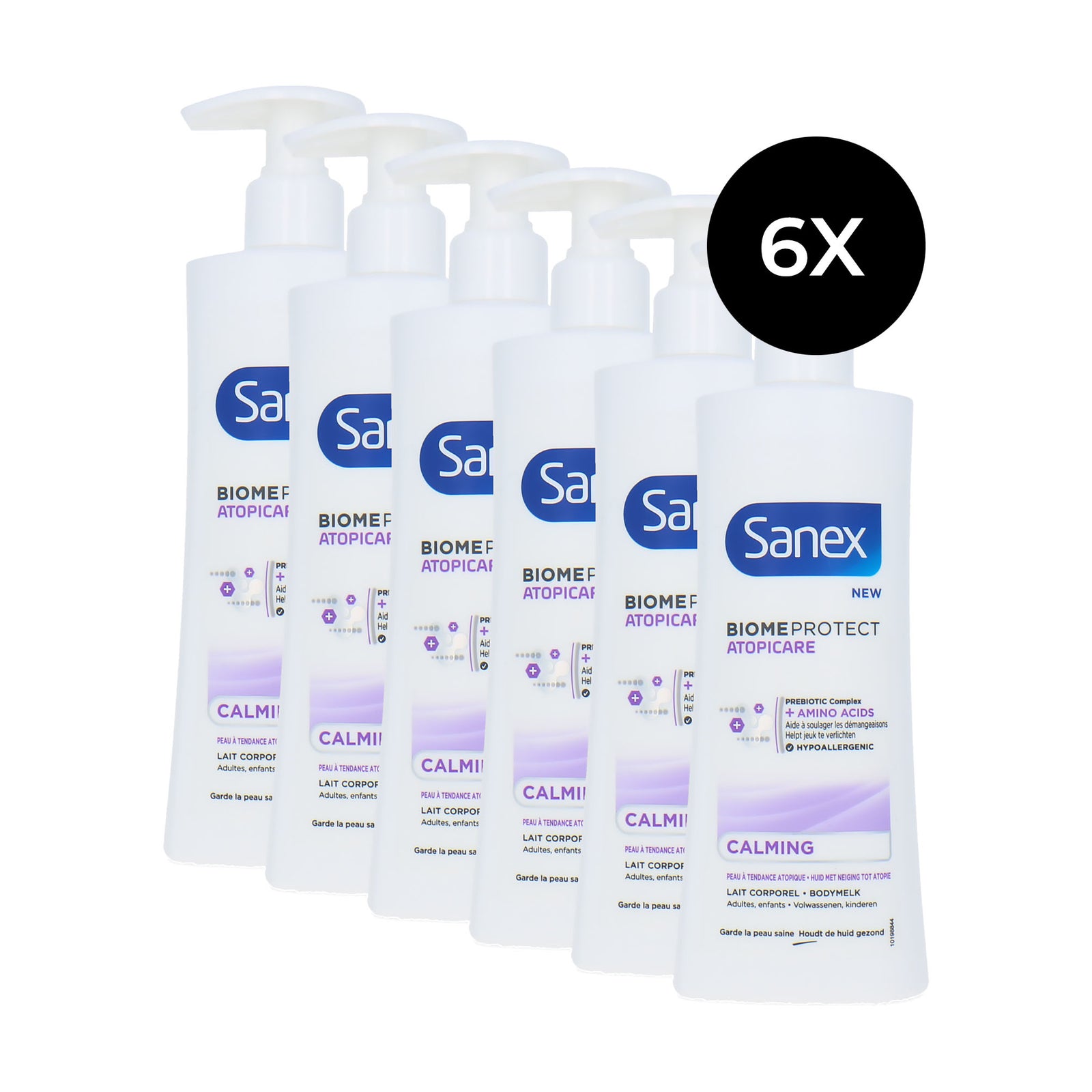 Sanex Biome Protect Atopicare Calming Bodymilk - 6 x 250 ml