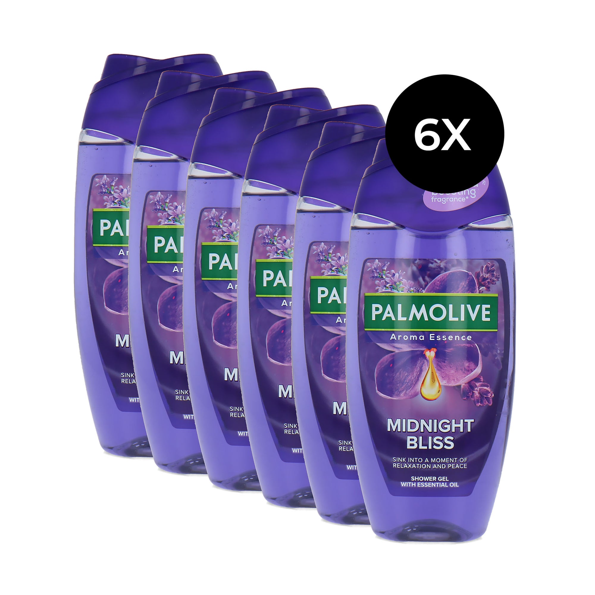 Palmolive Aroma Essence Midnight Bliss Shower Gel - 6 x 250 ml