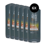 Dove Men + Care Sport Care 3-in-1 Endurance - 6 x 400 ml