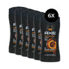 Axe 3in1 Shower Gel Dark Temptation - 6 x 250 ml