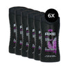 Axe 3in1 Shower Gel Excite - 6 x 250 ml