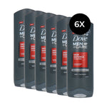 Dove Men + Care Skin Defence Body & Face Wash - 6 x 250 ml