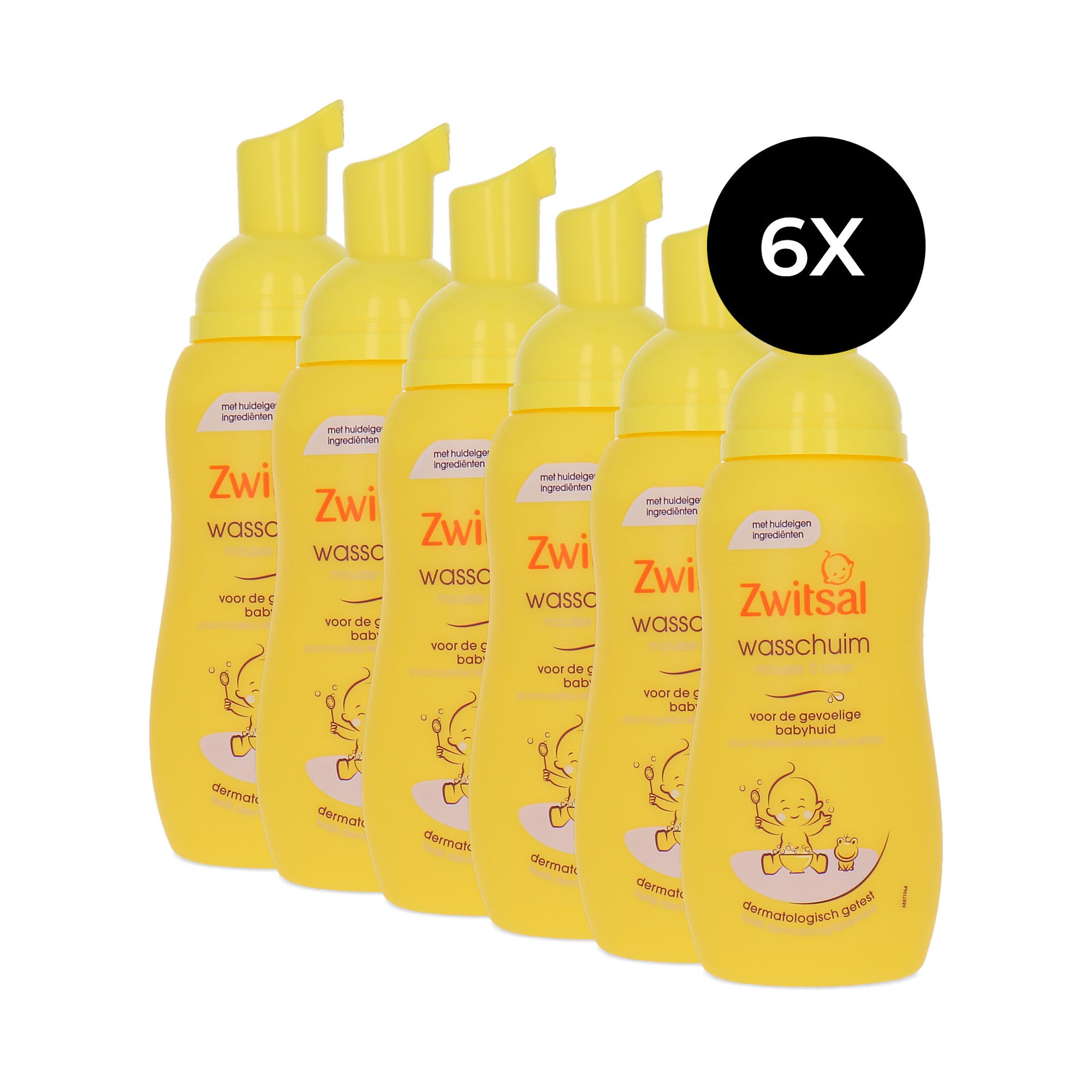Zwitsal Wasschuim - 6 x 200 ml