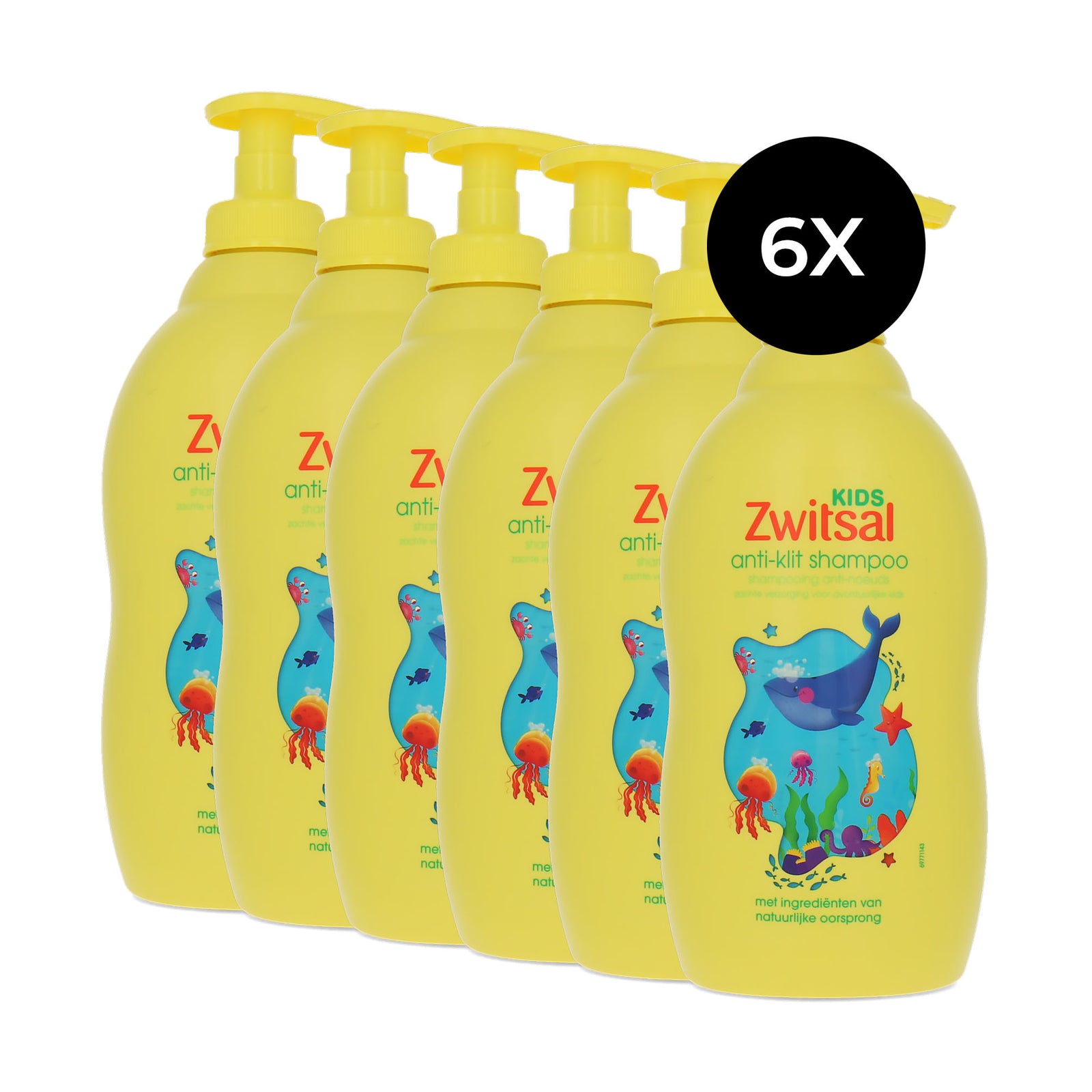 Zwitsal Kids Anti-Klit Shampoo - 6 x 400 ml