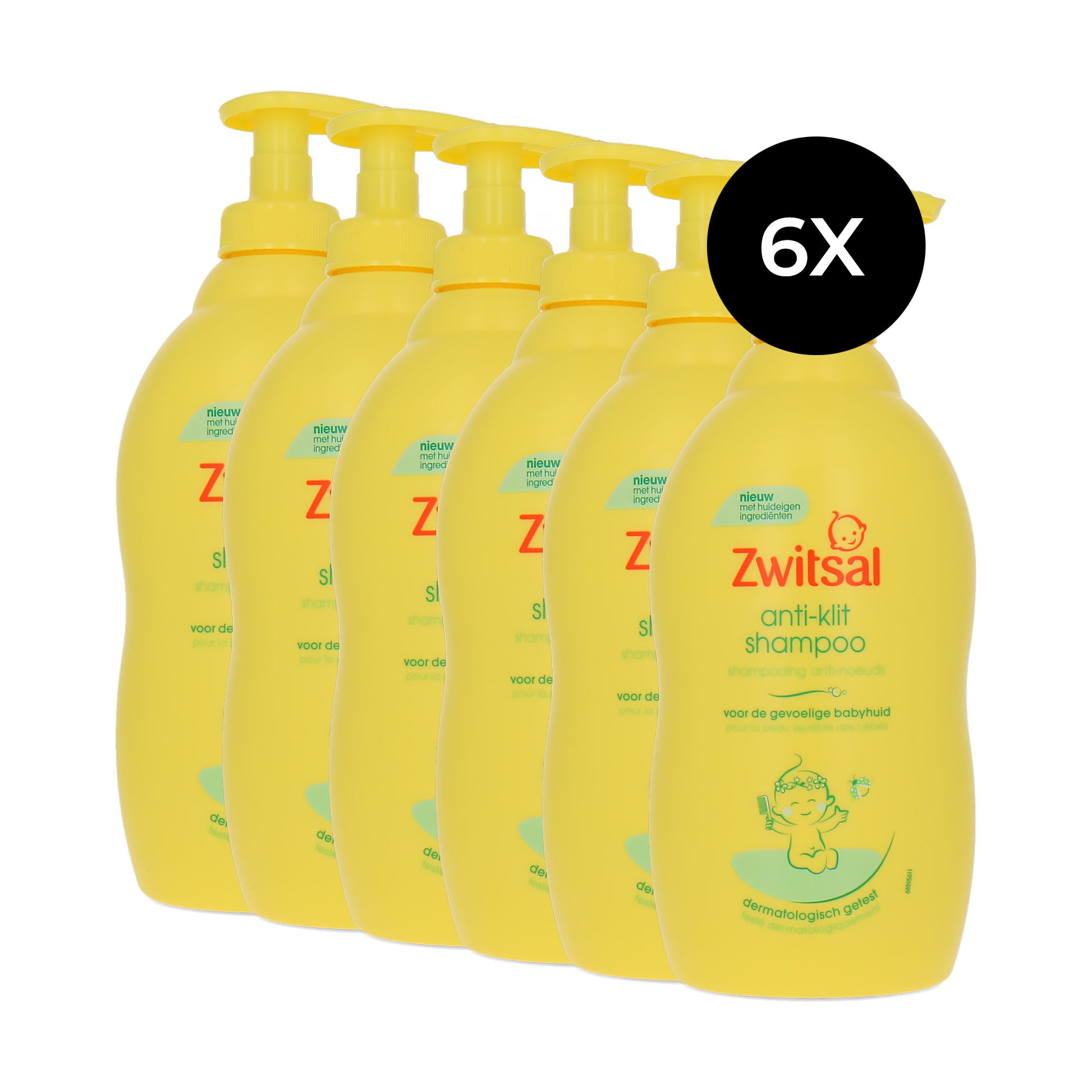 Zwitsal Anti-Klit Shampoo - 6 x 400 ml