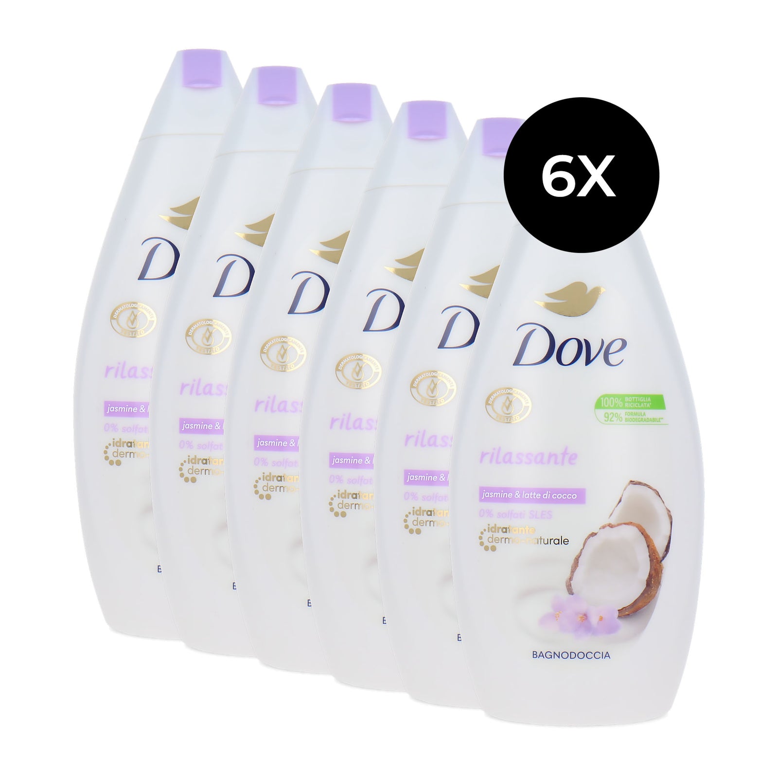 Dove Relaxing Douchegel - 6 x 450 ml