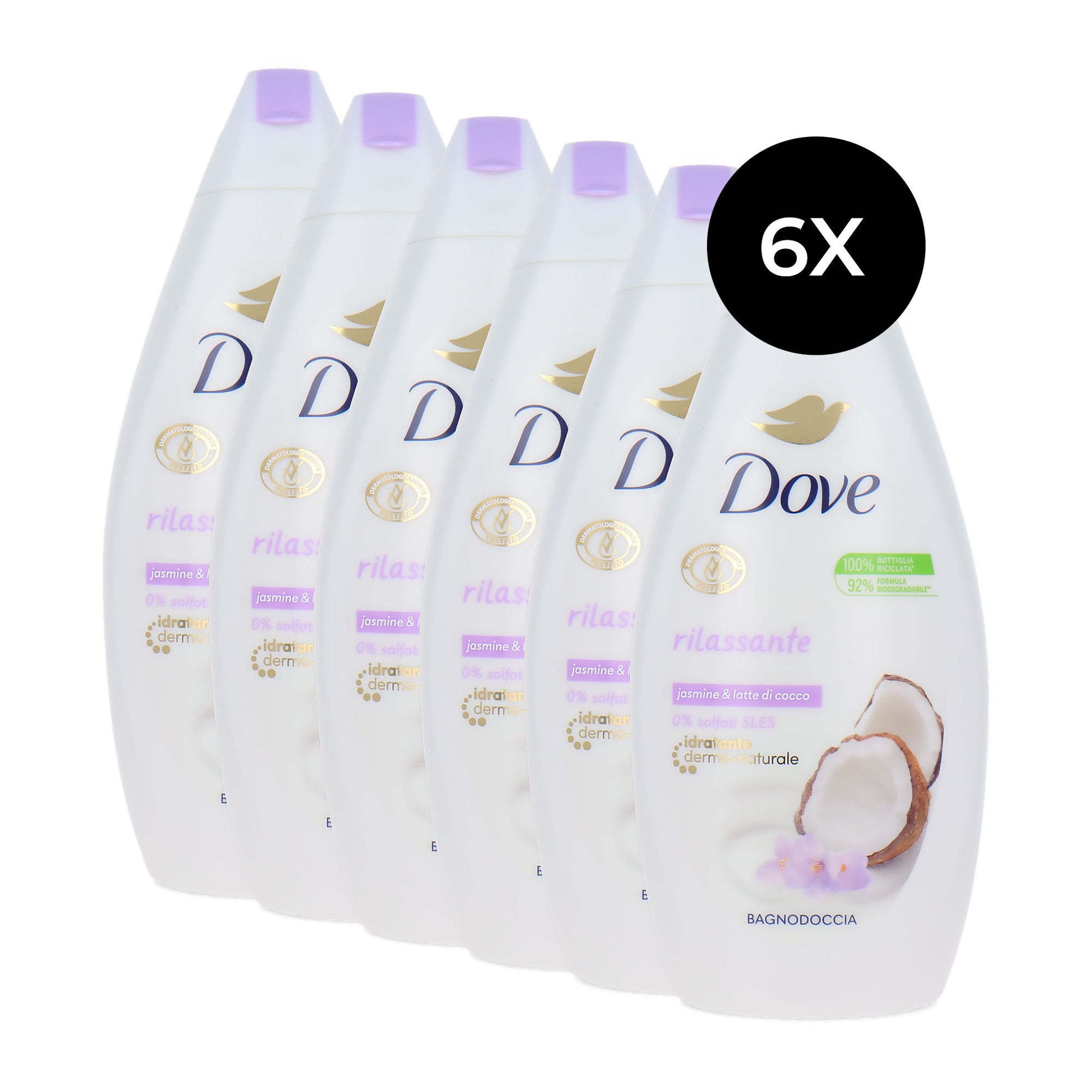 Dove Relaxing Douchegel - 6 x 450 ml