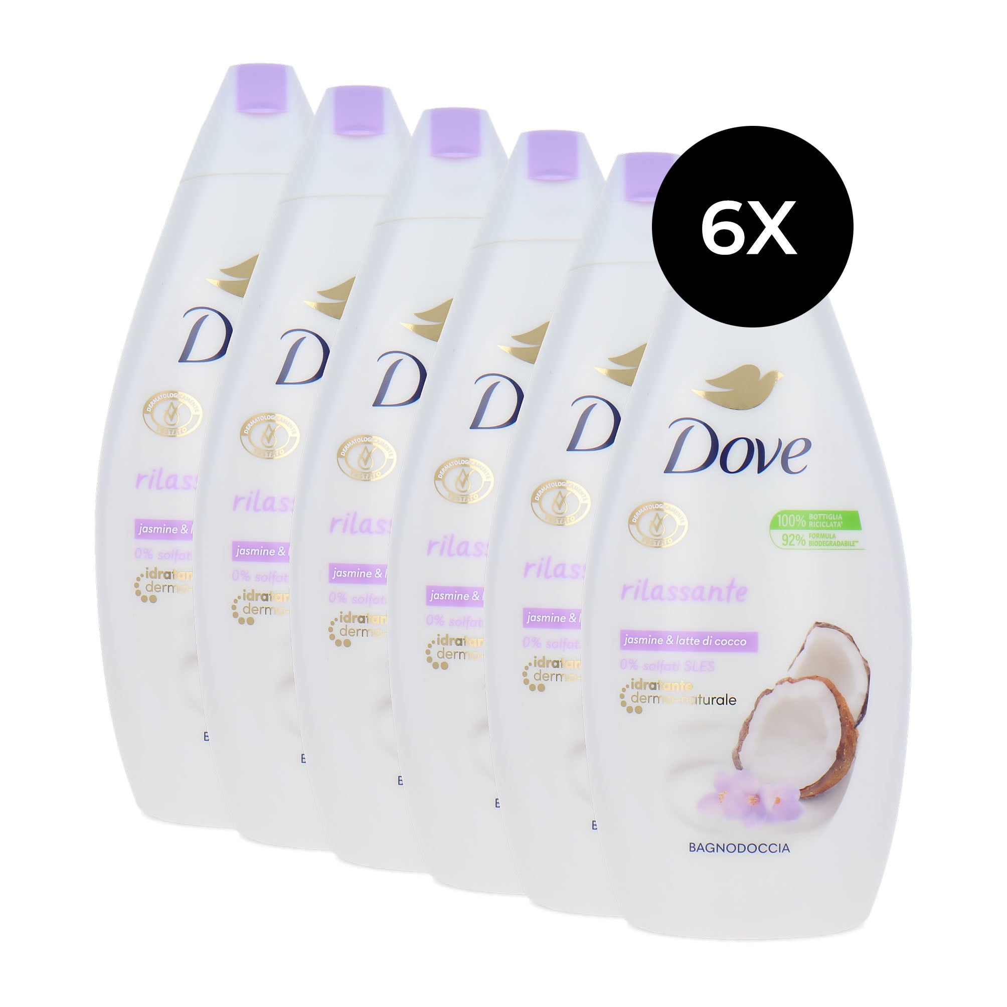 Dove Relaxing Douchegel - 6 x 450 ml