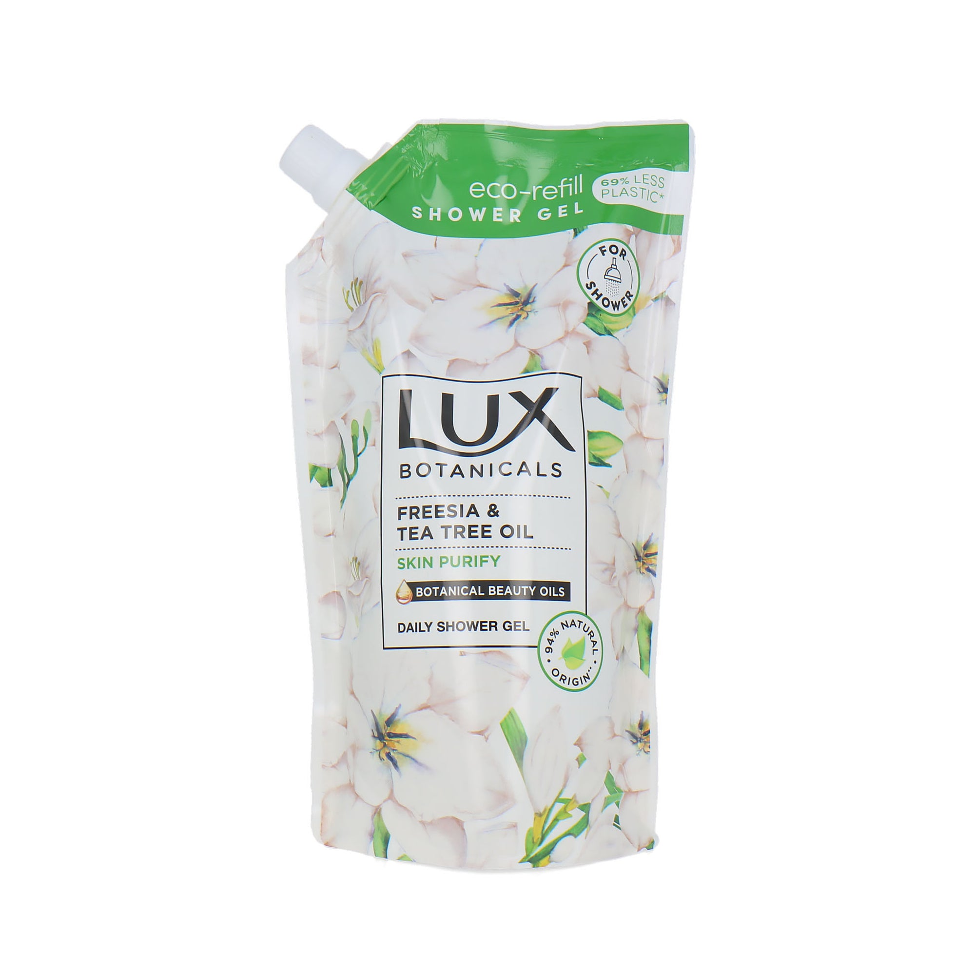 LUX Botanicals Freesia & Tea Tree Oil Shower Gel Refill - 500 ml