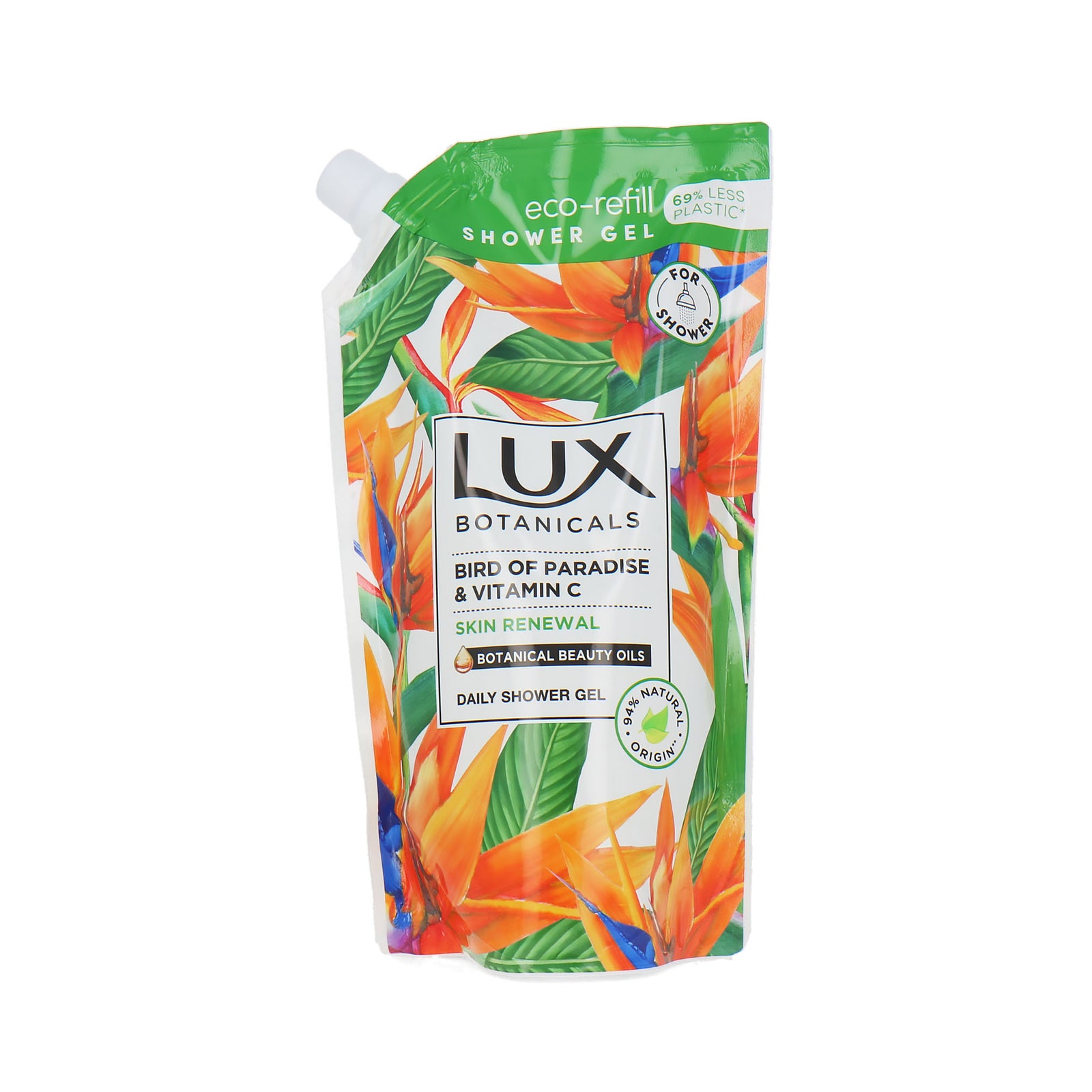 LUX Botanicals Bird Of Paradise & Rosehip Oil Shower Gel Refill - 500 ml