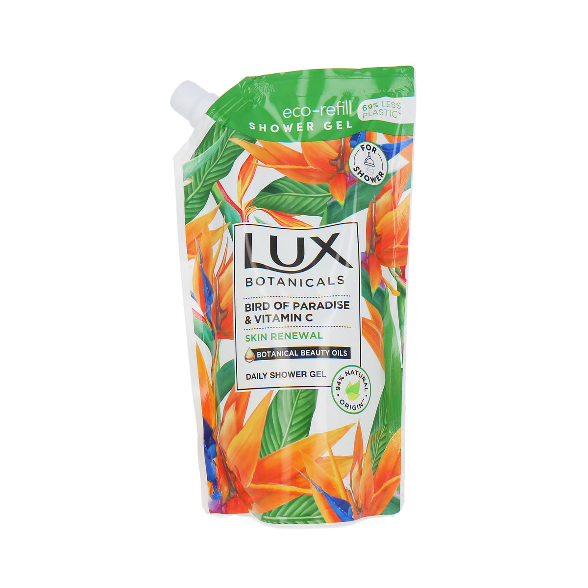 LUX Botanicals Bird Of Paradise & Rosehip Oil Shower Gel Refill - 500 ml