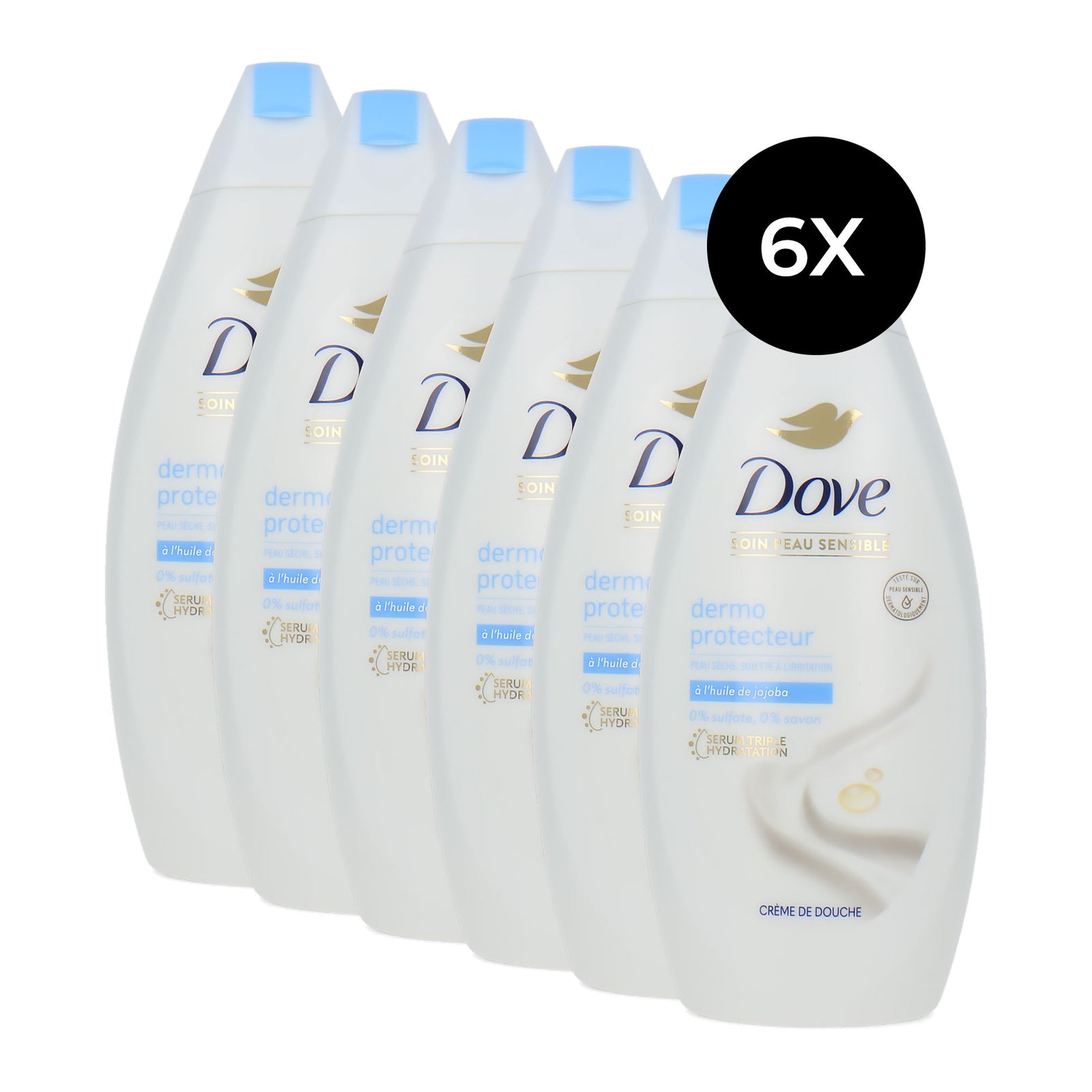 Dove Dermo Protector Shower Gel - 6 x 400 ml