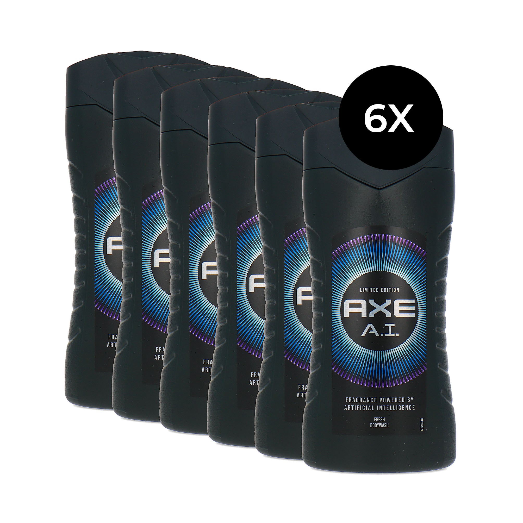 Axe A.I. Fresh Body Wash - 6 x 250 ml
