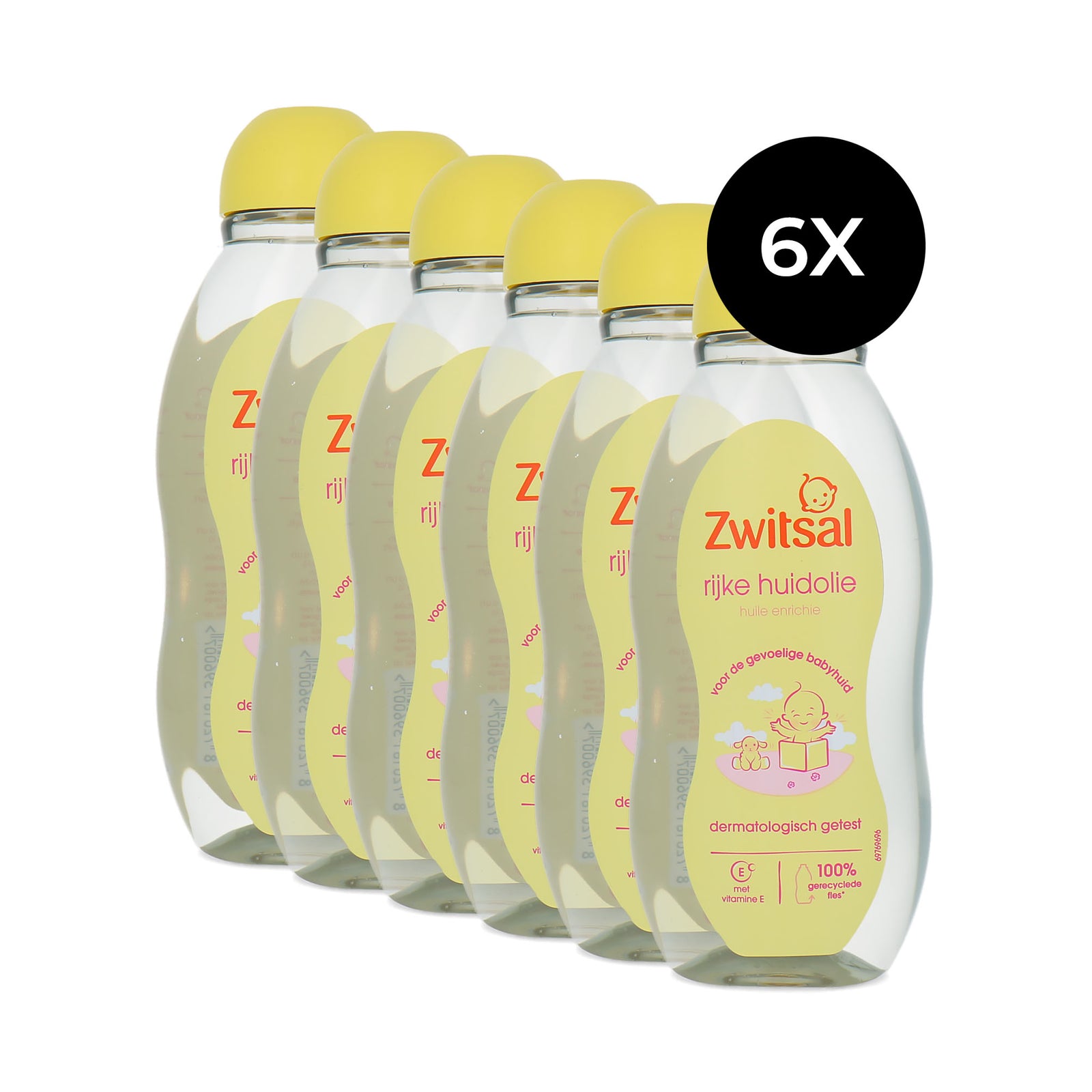Zwitsal Rijke Huidolie - 6 x 200 ml