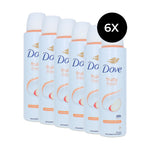 Dove Fruity Fresh Deodorant Spray - 6 x 150 ml