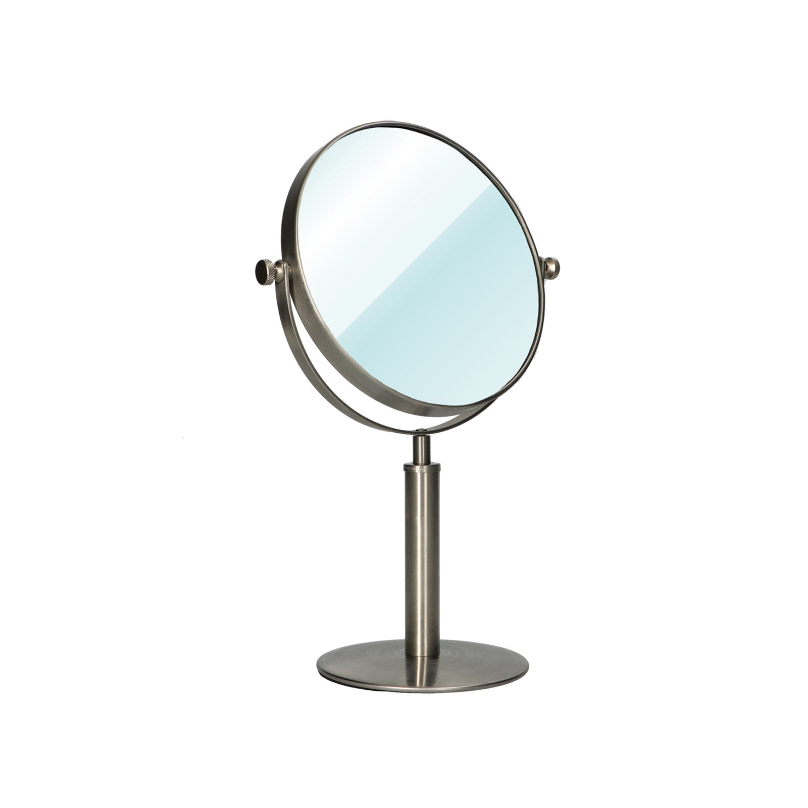 Blisso Mirror on Foot 18cm 5x Magnification - Steal Grey