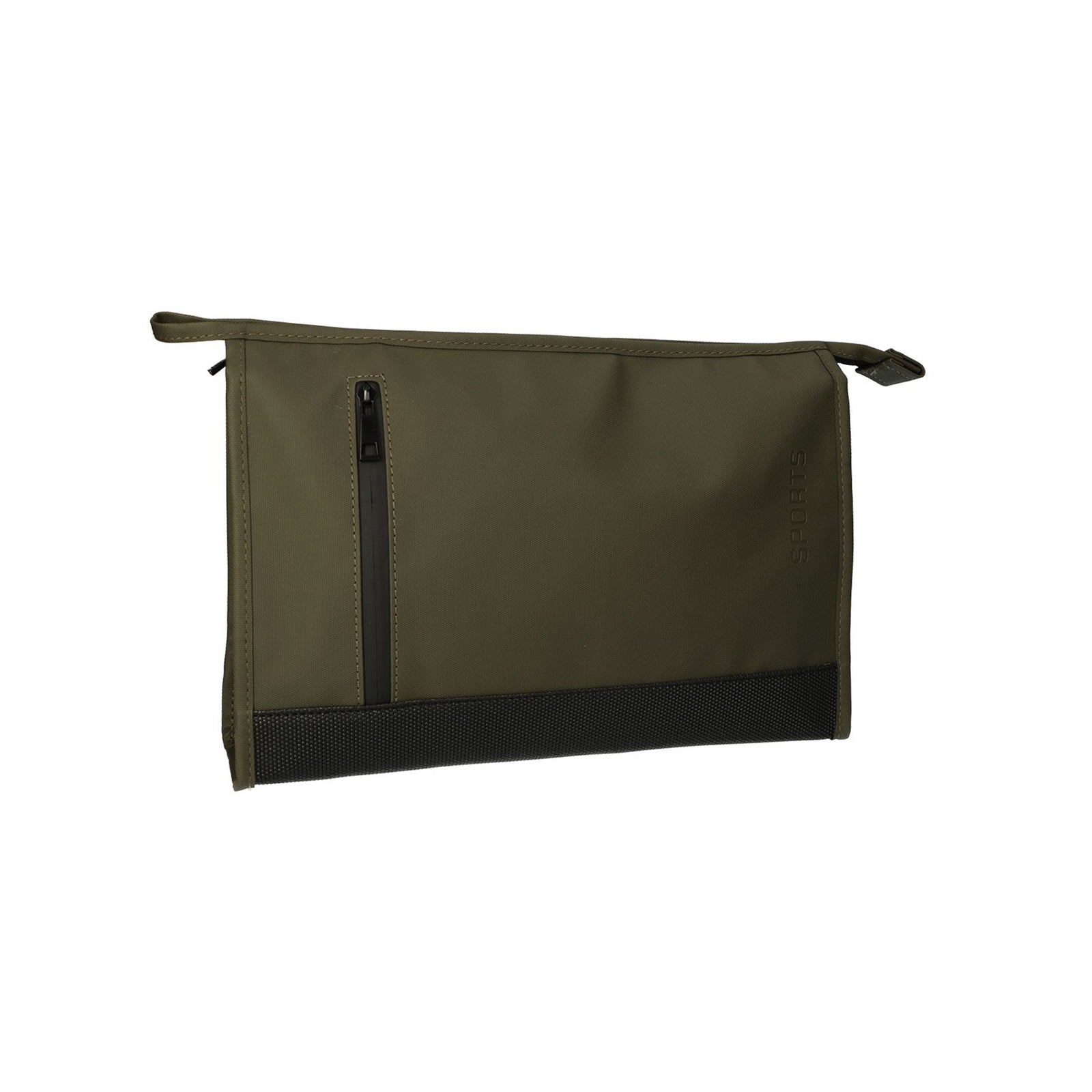 Blisso Toiletry Bag Rubber Bottom Green 35x24cm