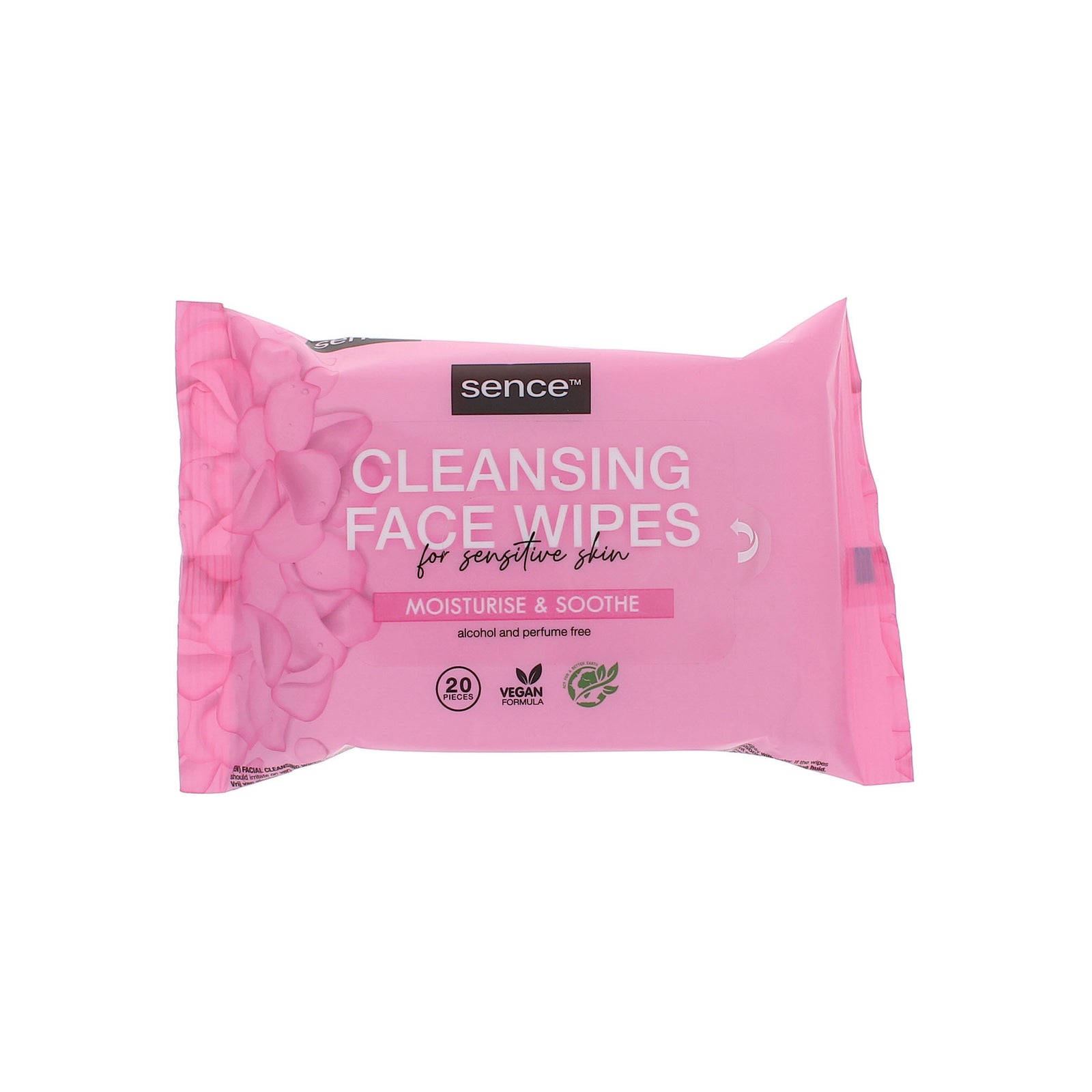 Sence Cleansing Face Wipes For Sensitive Skin - 20 pieces