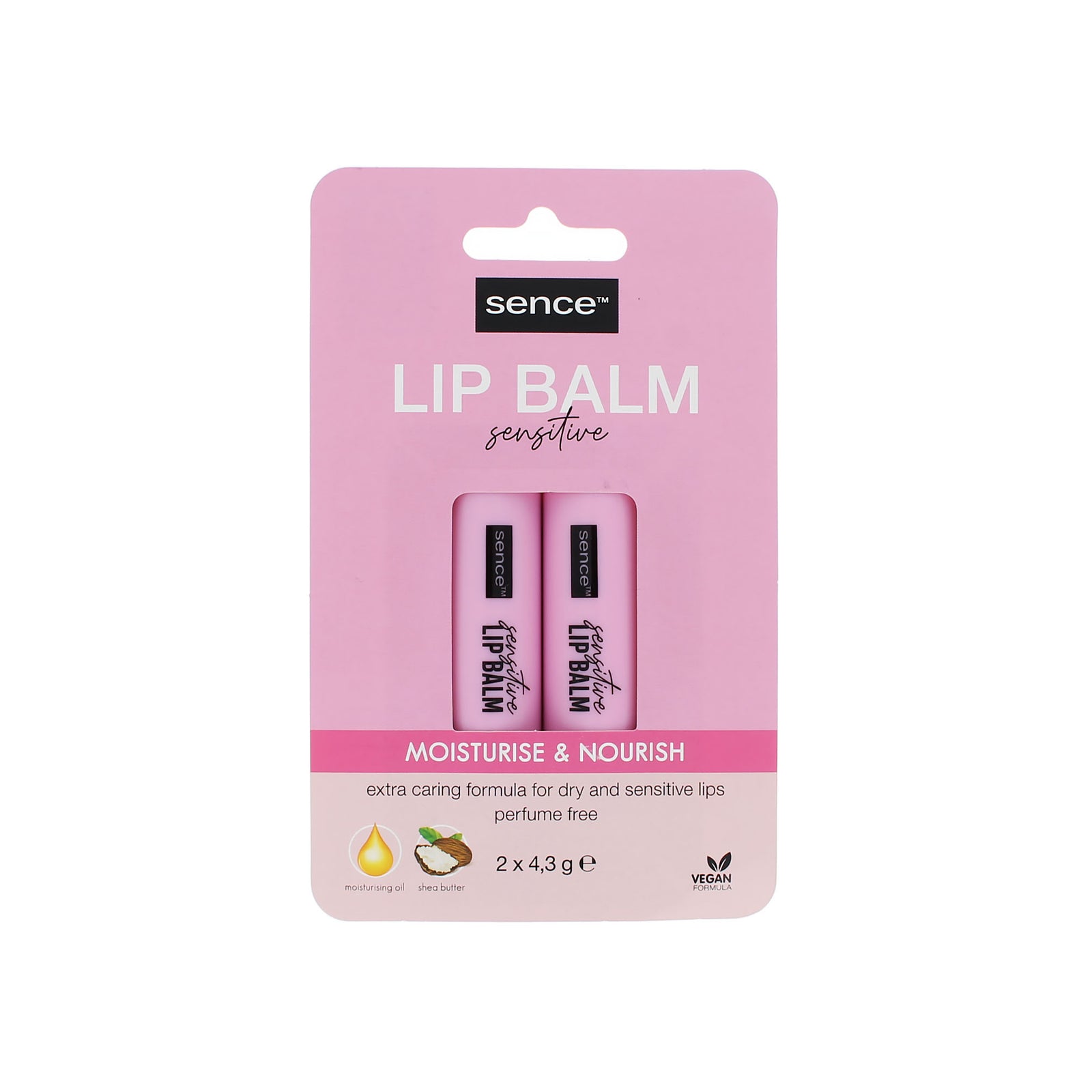 Sence Moisturise & Nourish Duo Lippenbalsem - 2 x 4,3 gr
