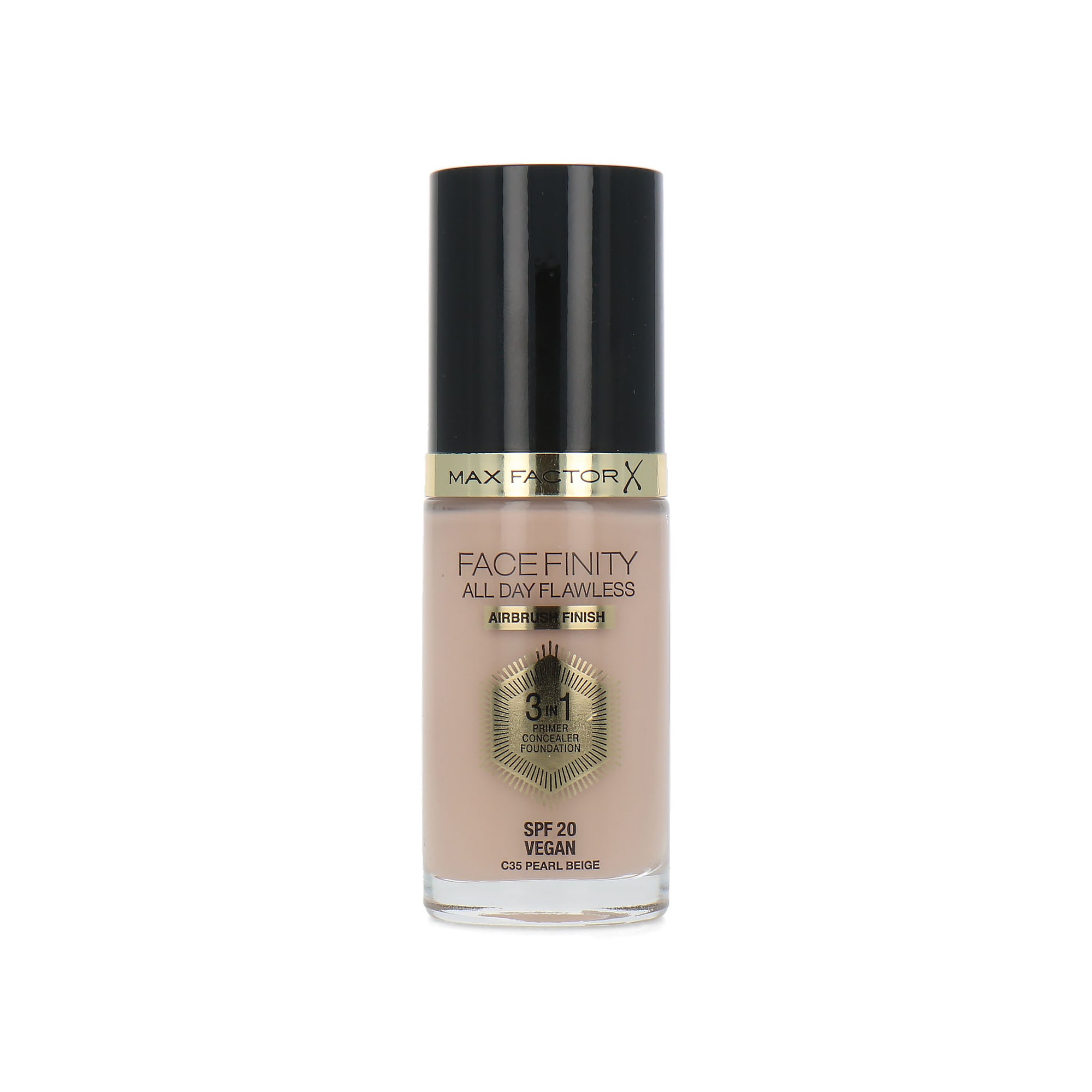 Max Factor Facefinity All Day Flawless 3 in 1 Airbrush Finish Foundation - C35 Pearl Beige