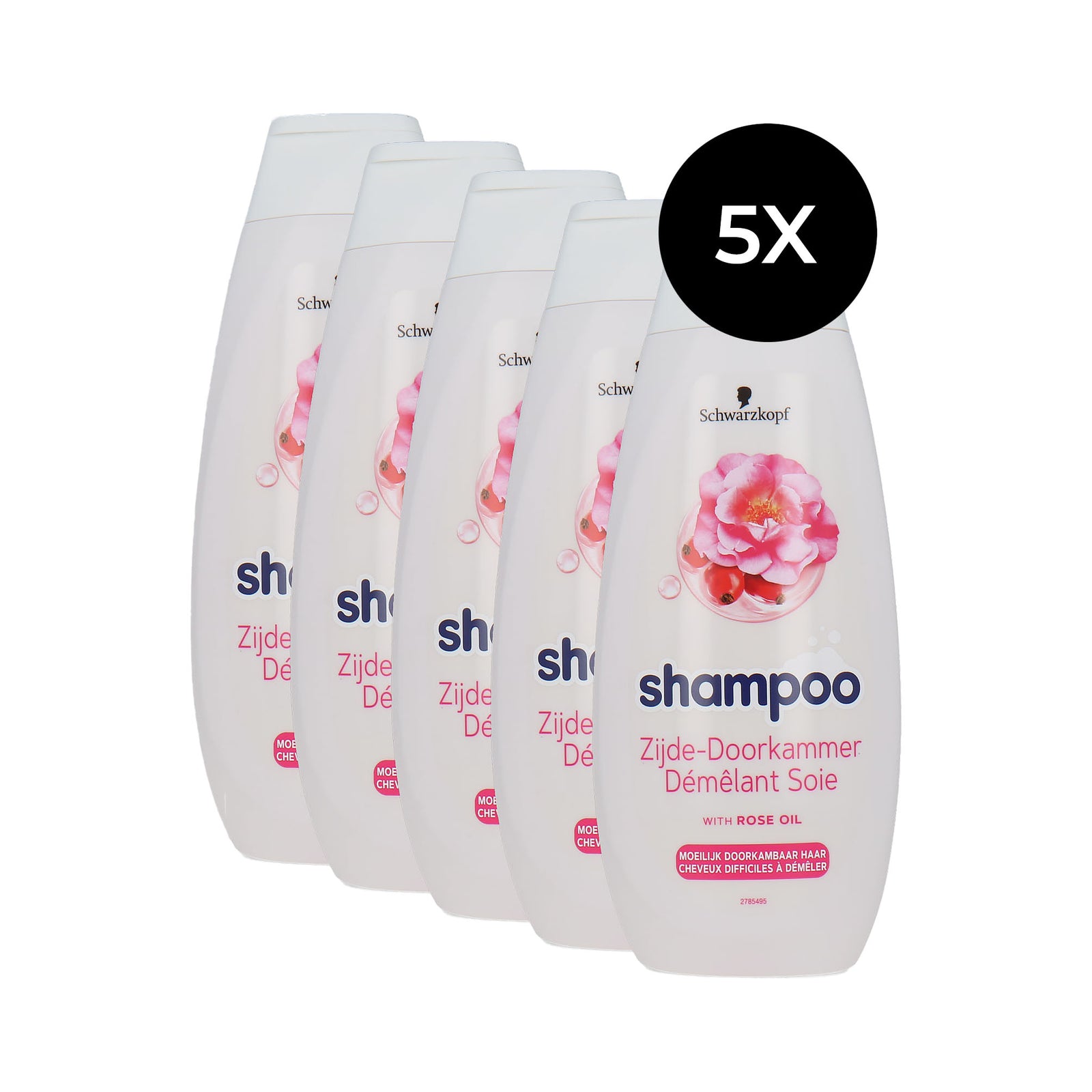 Schwarzkopf Shampoo Zijde-Doorkammer - 6 x 400 ml