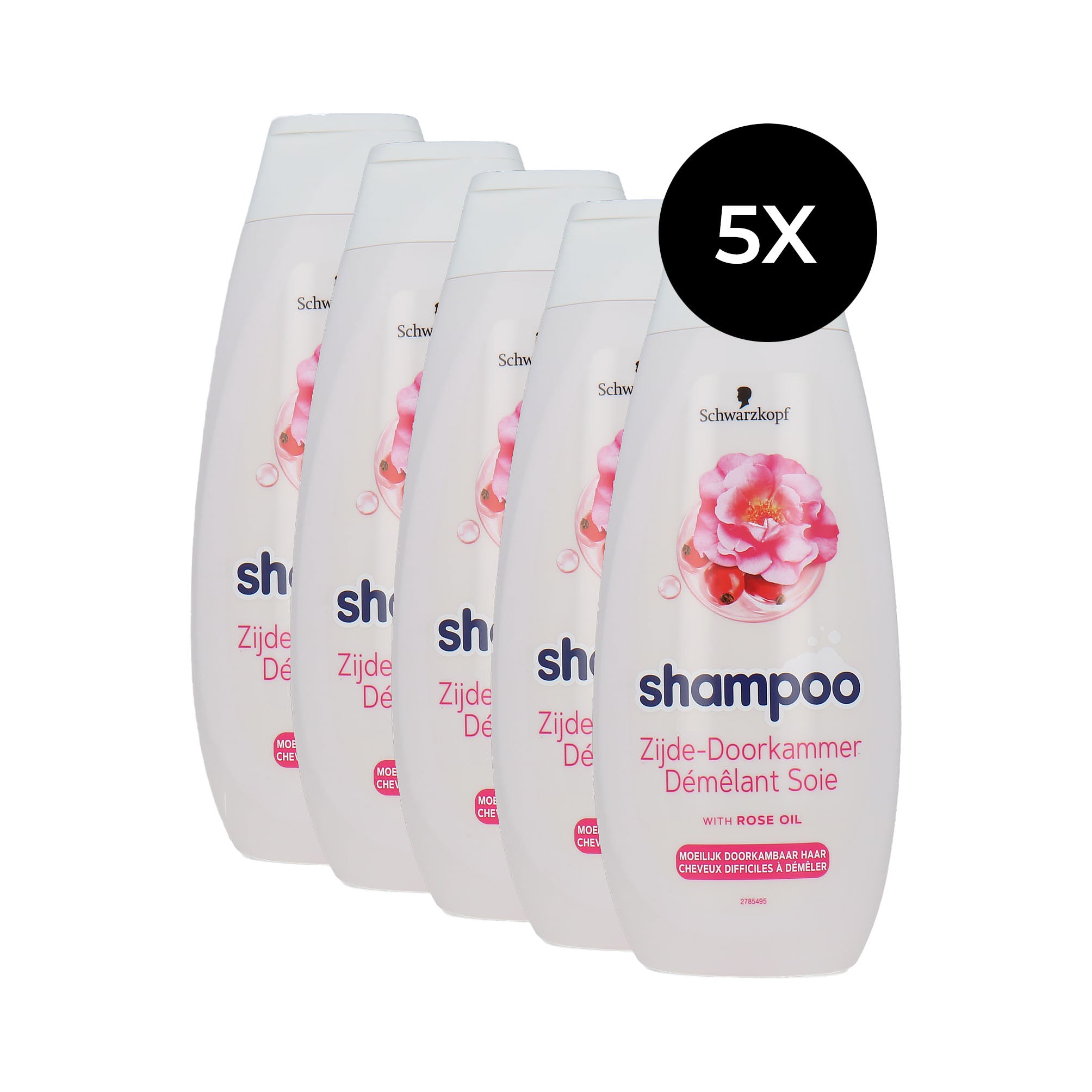 Schwarzkopf Shampoo Zijde-Doorkammer - 6 x 400 ml