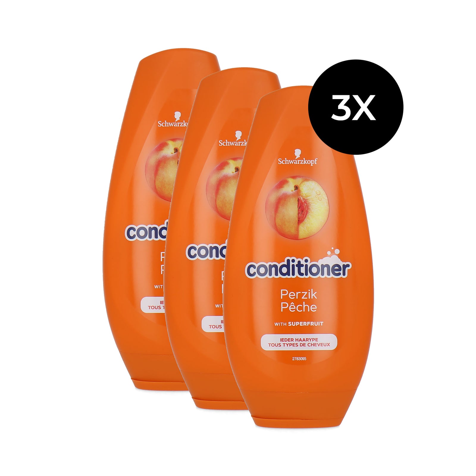 Schwarzkopf Conditioner Perzik - 3 x 250 ml