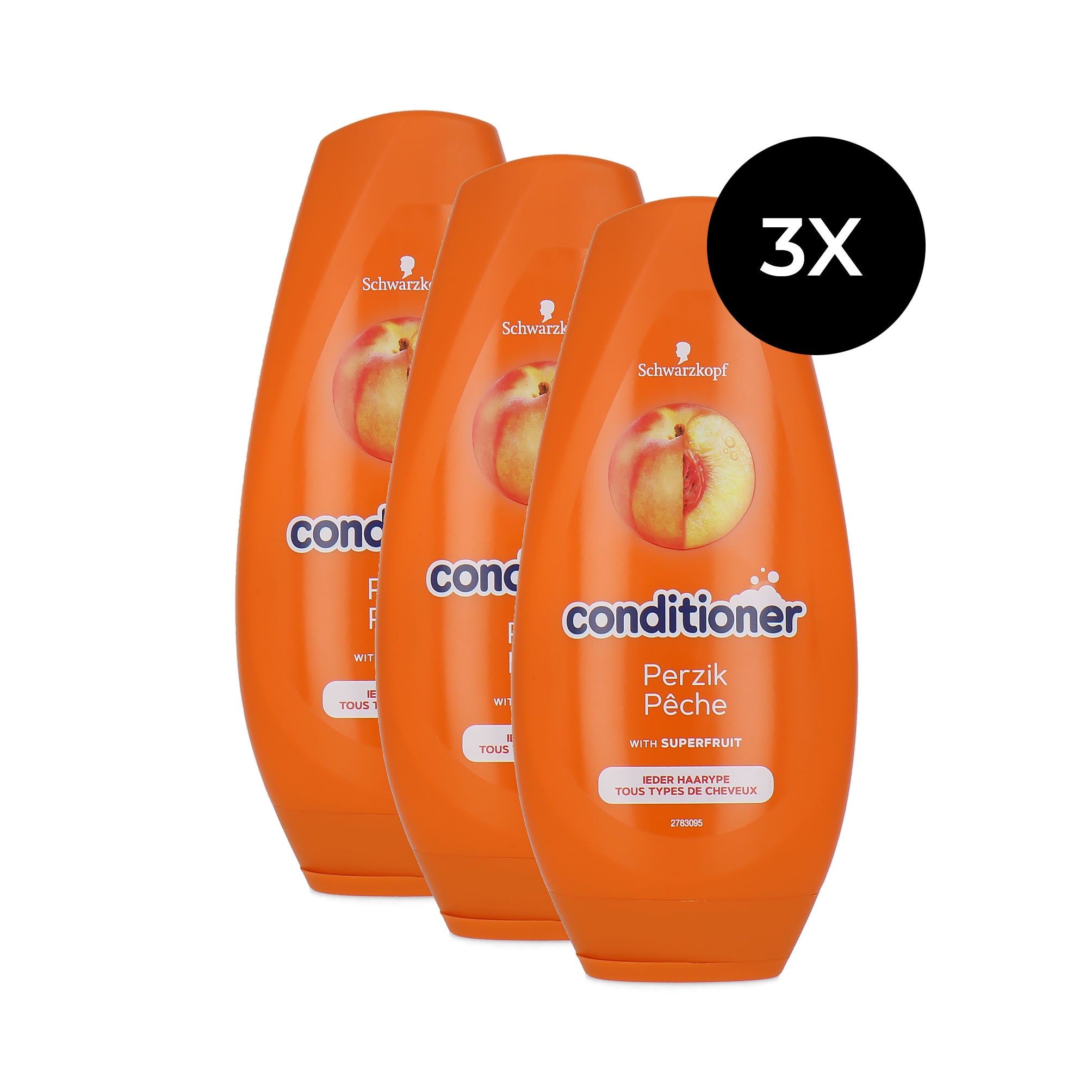 Schwarzkopf Conditioner Perzik - 3 x 250 ml