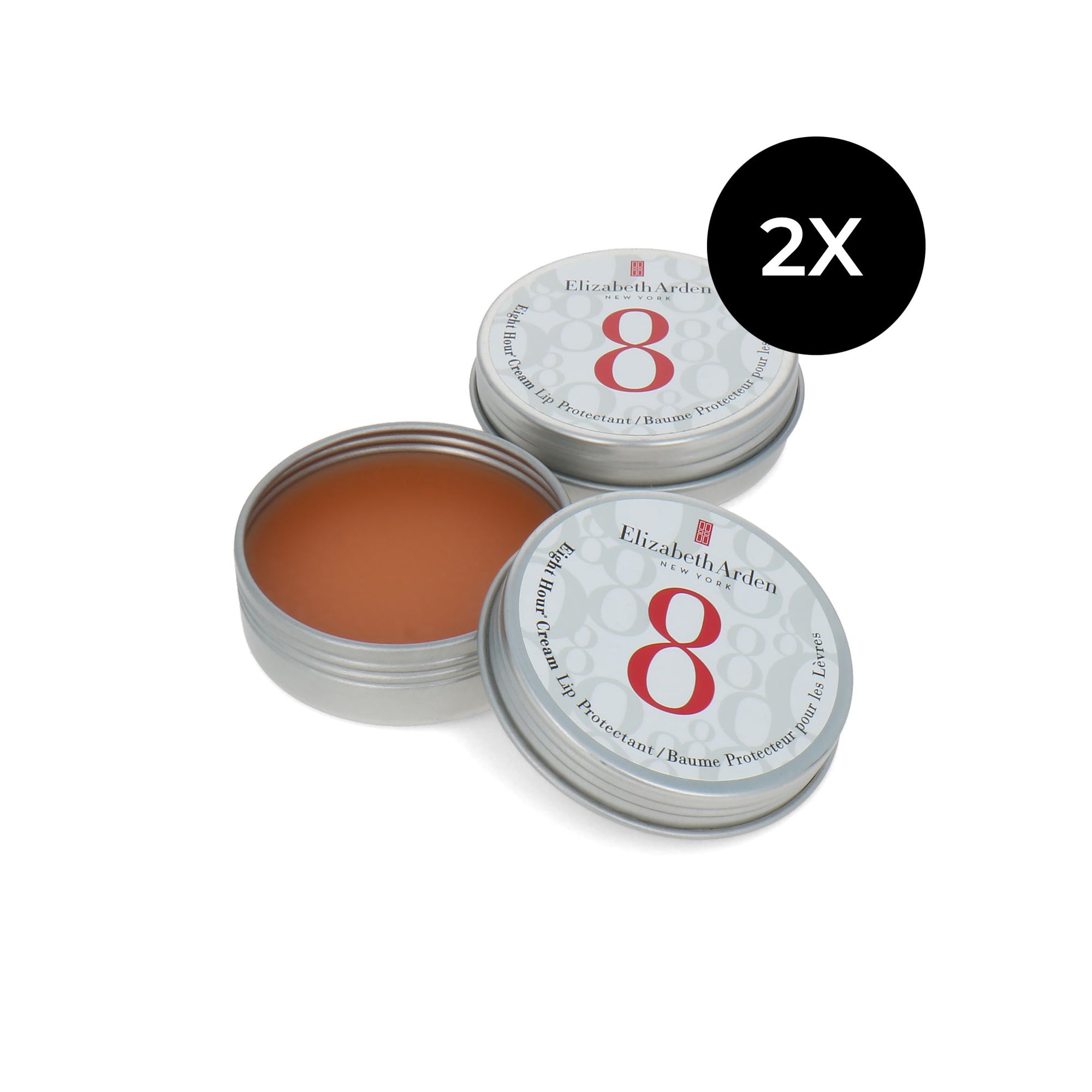 Elizabeth Arden Eight Hour Cream Lip Balm - 13 ml (set van 2)