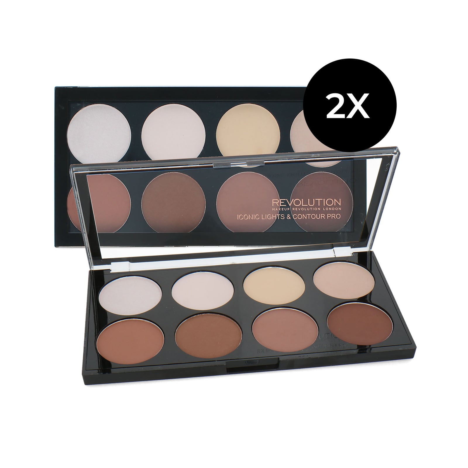 Makeup Revolution Set of 2 Iconic Lights & Contour Pro Palette (licht beschadigd doosje)