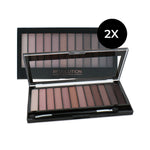 Makeup Revolution Set of 2 Redemption Eye Shadow Palette - Iconic 3 (licht beschadigd doosje)
