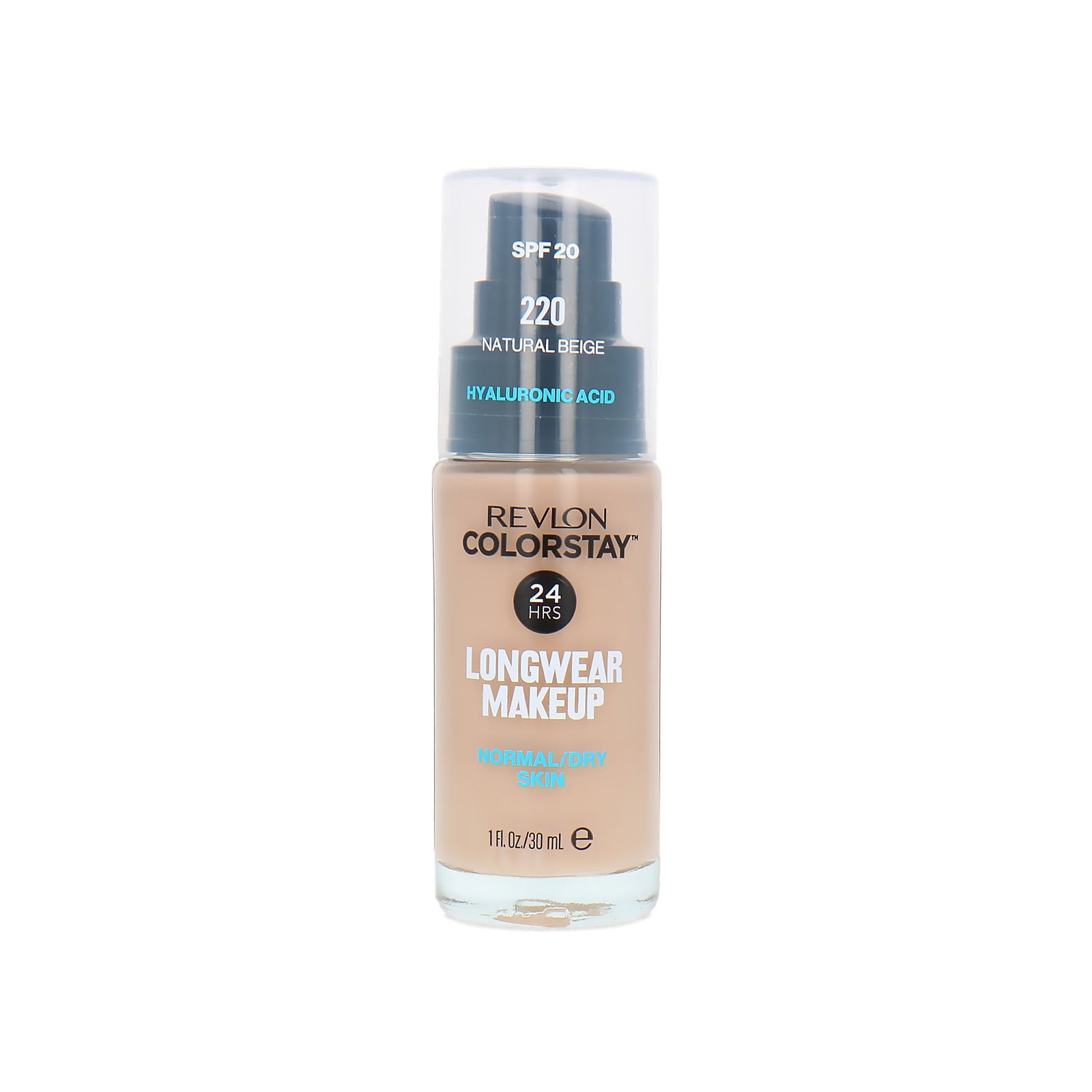 Revlon Colorstay 24 HRS Longwear Makeup Foundation - 220 Natural Beige (voor normale tot droge huid)